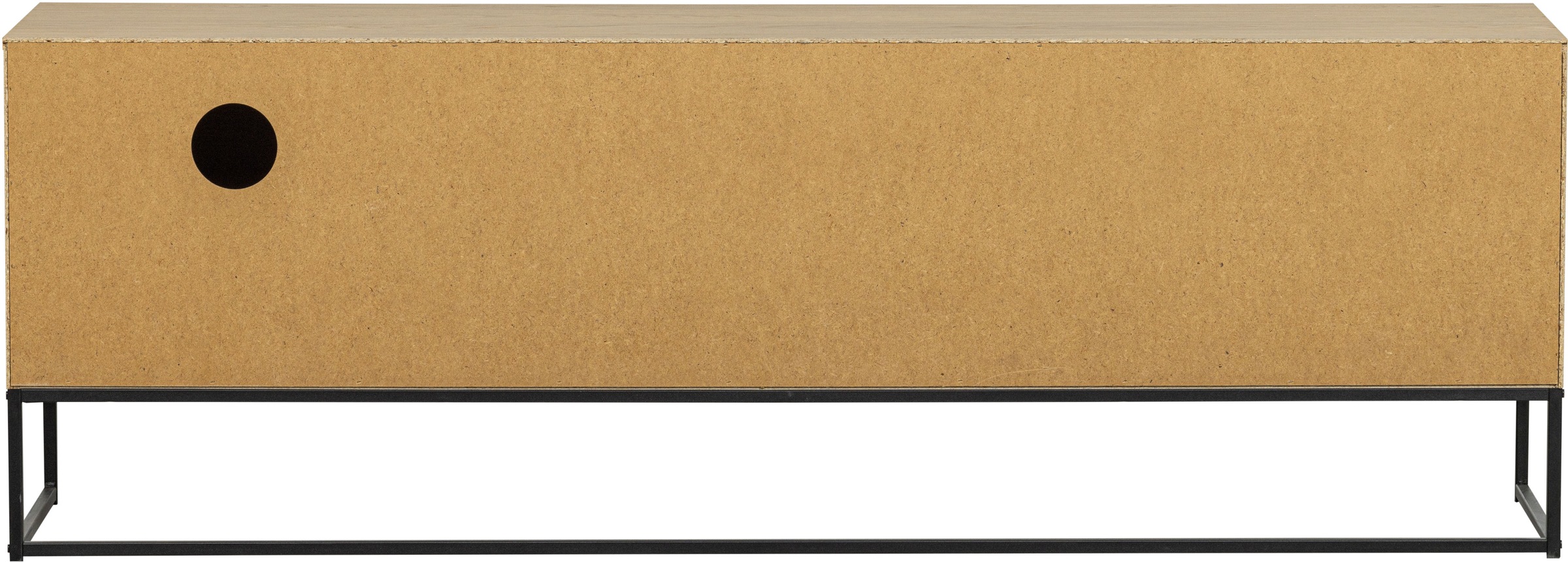 WOOOD Lowboard »WOOOD SILAS TV-MÖBEL« Silas TV-Möbel aus Eichen-Melamin bietet modernes Design und Stil