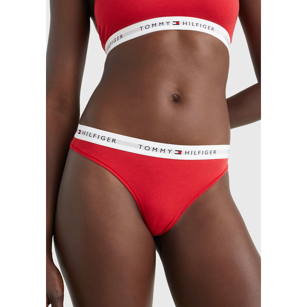 Tommy Hilfiger Underwear T-String, mit Logo auf dem Taillenbund