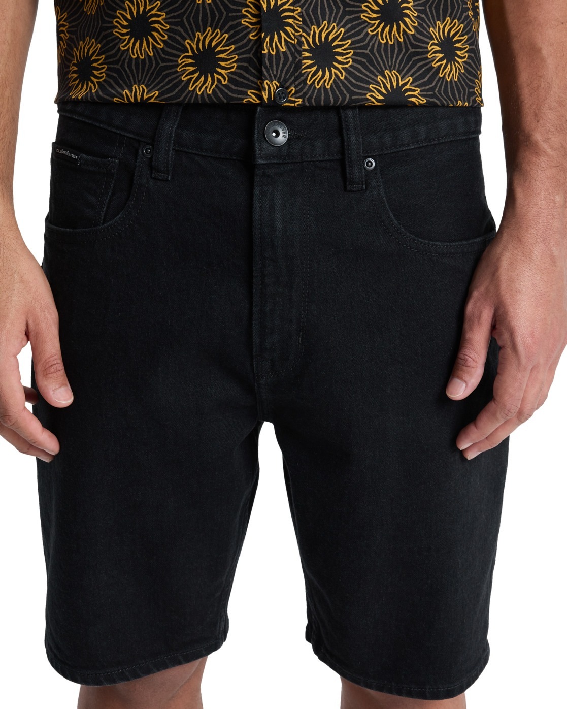 Quiksilver Short En Jean Eqyds03119 Regular Fit Black 36 Homme 2