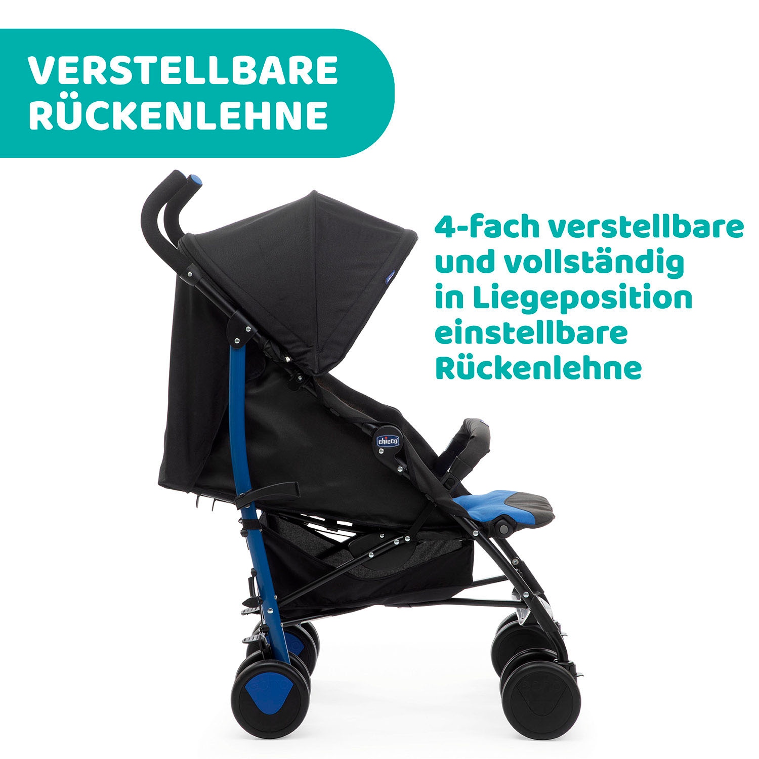 Chicco Kinder-Buggy »Echo, Mr Blue«, mit Frontbügel;