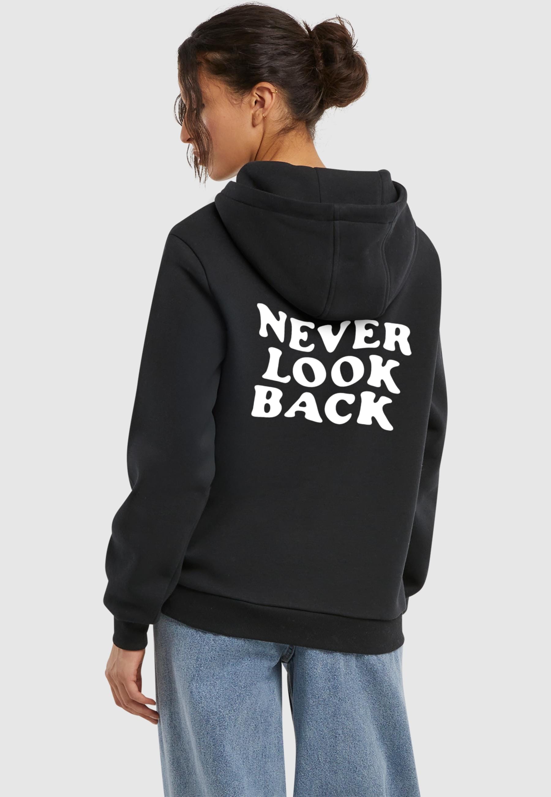 Miss Tee Kapuzenpullover »Miss Tee Never Look Back Ladies Fluffy Hoody«, (1 tlg.)
