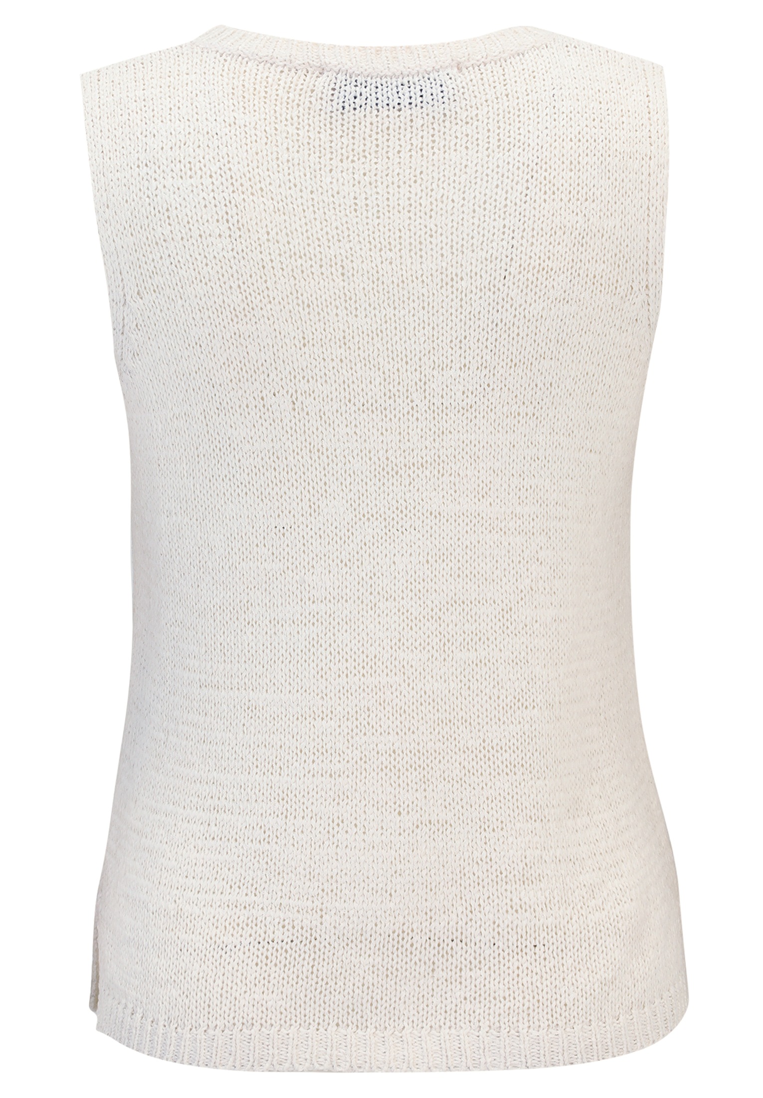 Thumbnail - Cartoon Stricktop "Damen mit Rundhalsausschnitt" Rippbündchen