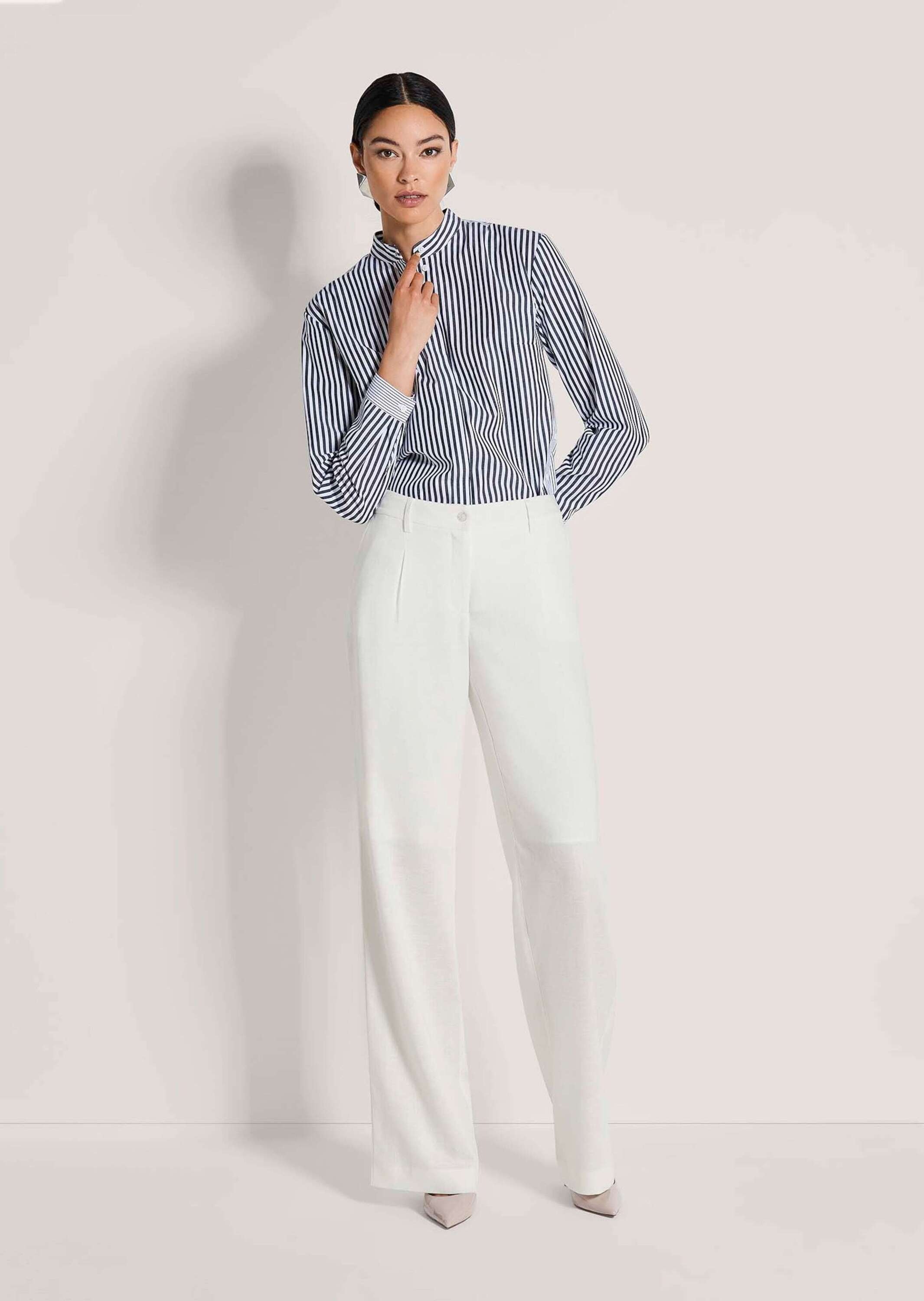 MADELEINE Stoffhose "Bundfaltenhose Palazzohose mit Formbund" günstig online kaufen