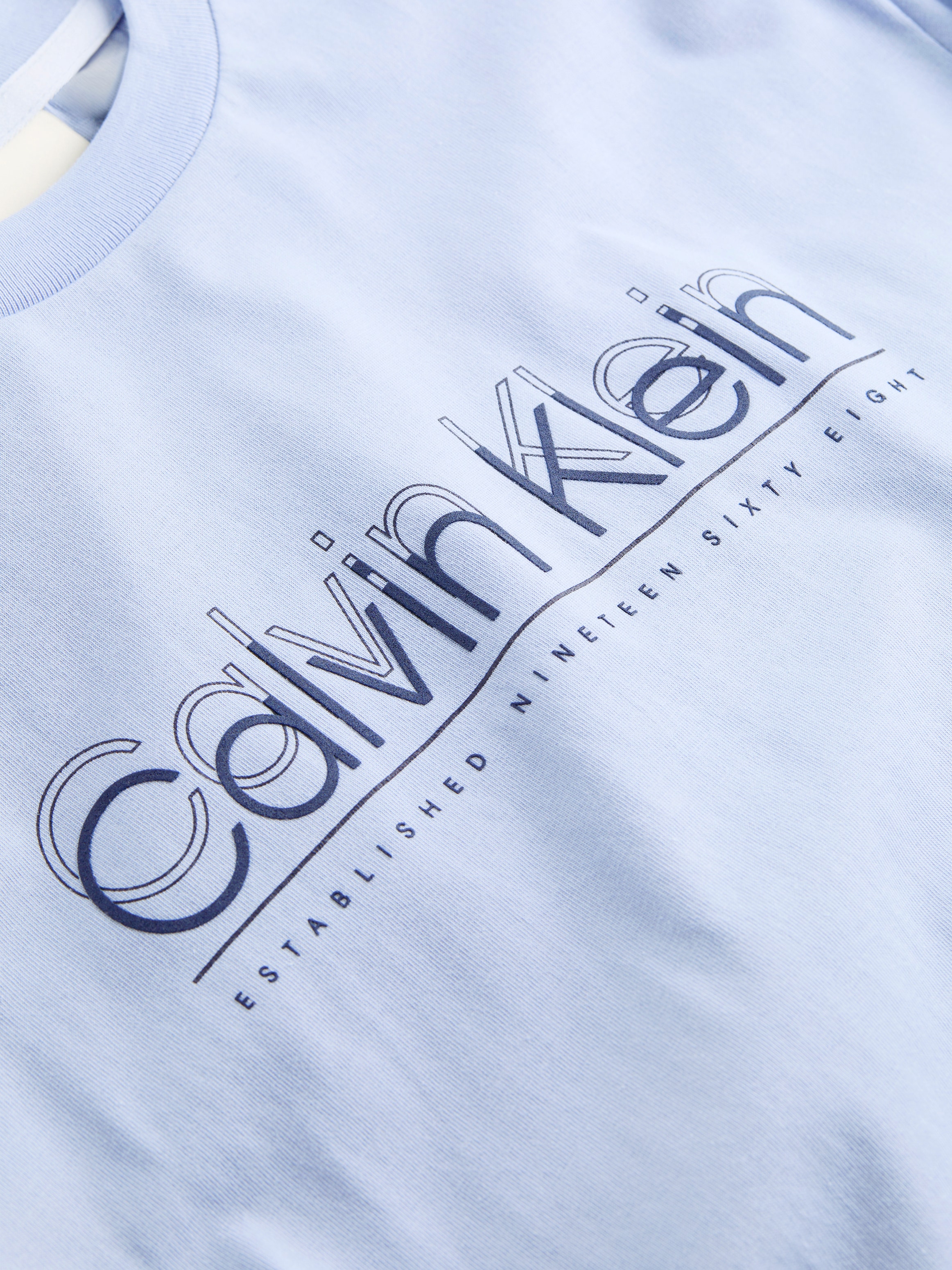 Calvin Klein T-Shirt »CP-DOUBLE LOGO T-SHIRT«, mit großem Logoschriftzug