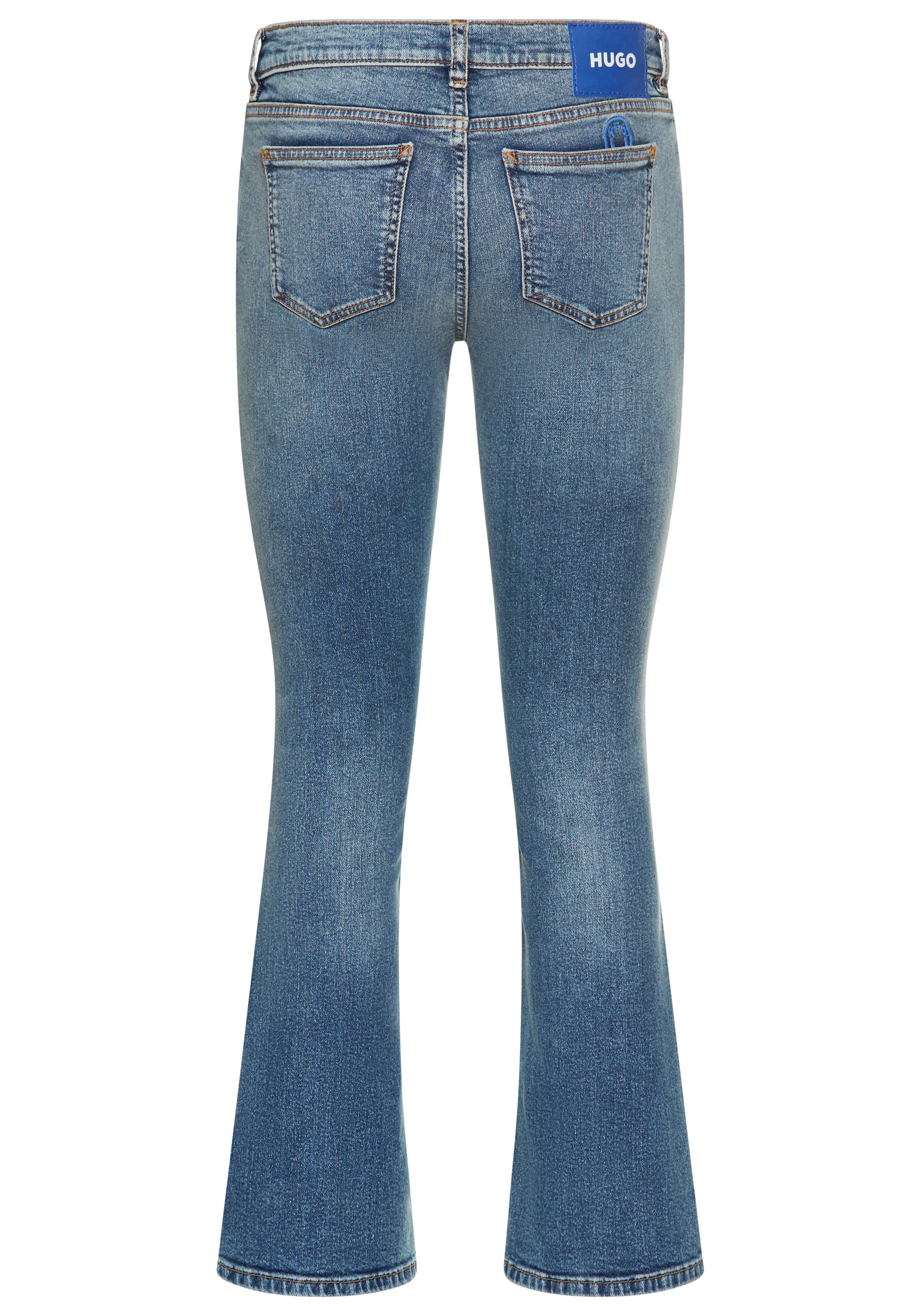 HUGO Blue Bootcut-Jeans »Getti«, Ausgestelltes Bein, elastisches Denim