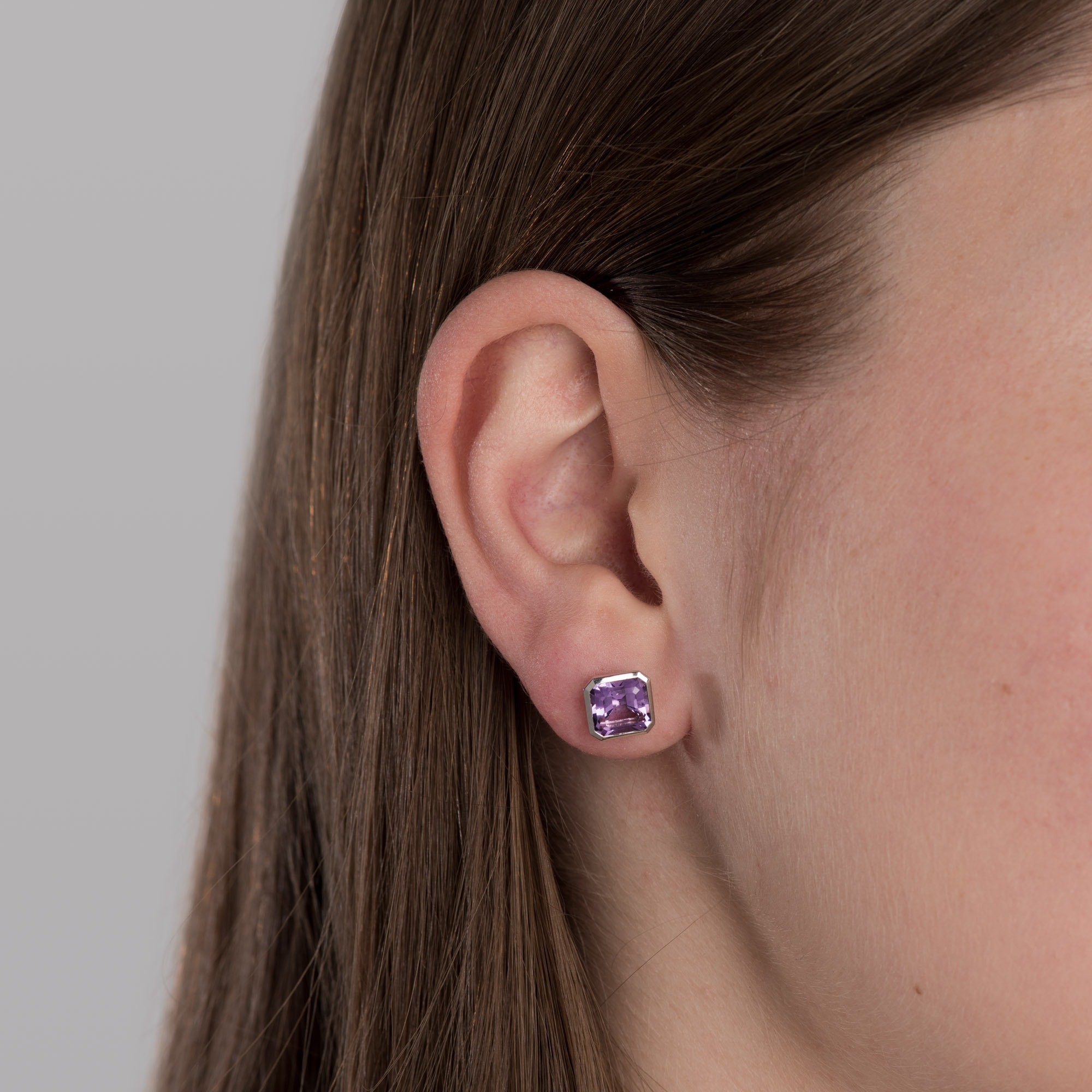 Orolino Paar Ohrstecker »585 Gold Amethyst«