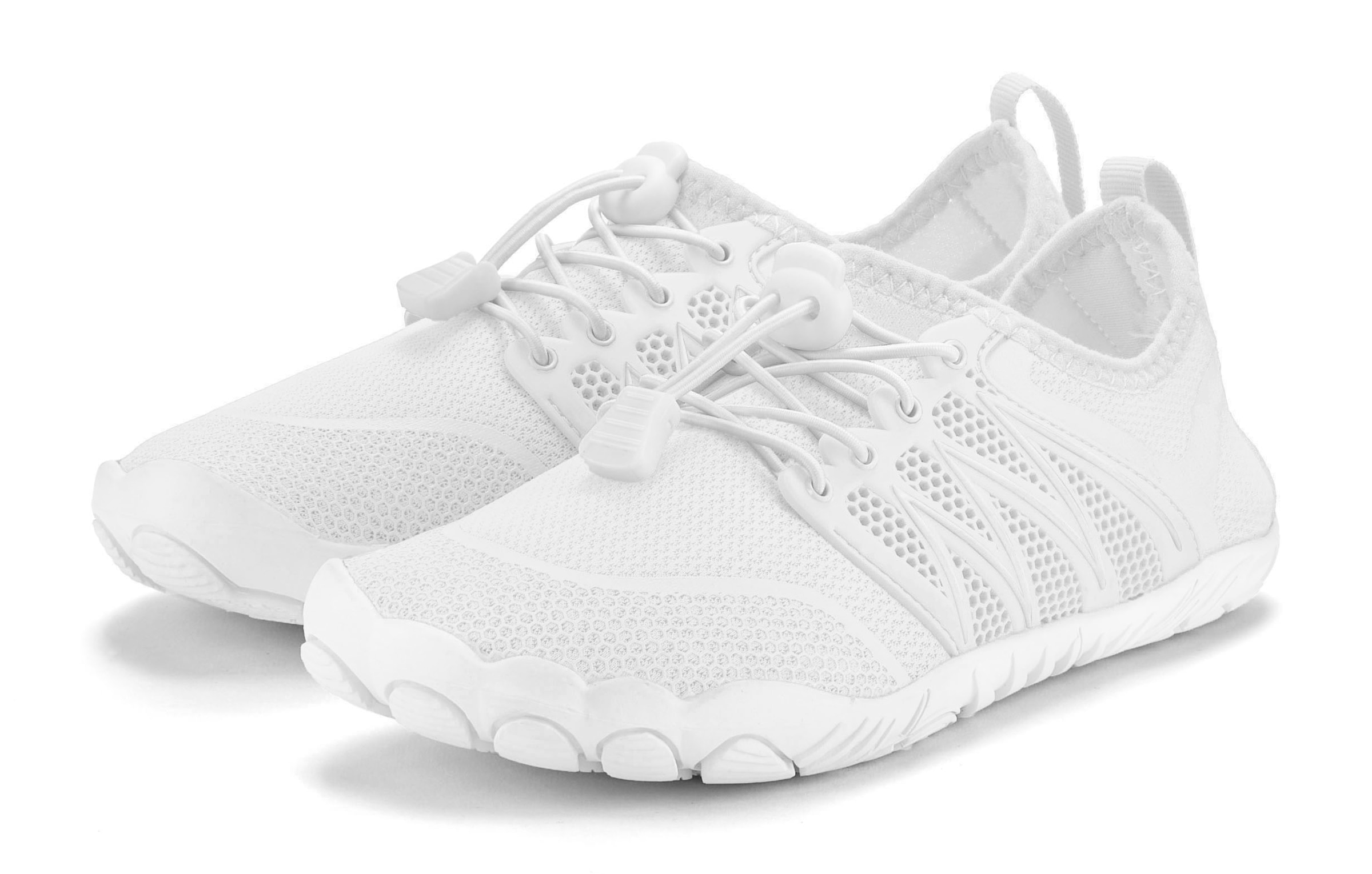 Venice Beach Aquaschuh "Badelatsche, Badeschuhe, Badeschlappe, Barfußschuh, leichter Slipper" Wasserschuh mit elastischen Bändern, schnelltrocknend VEGAN