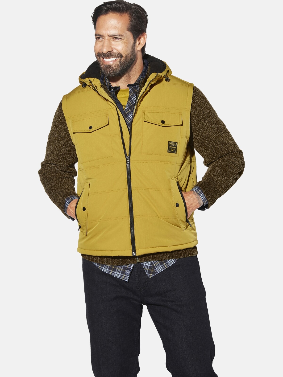 Jan Vanderstorm Steppweste "Outdoorweste FJORDHEIM" günstig online kaufen