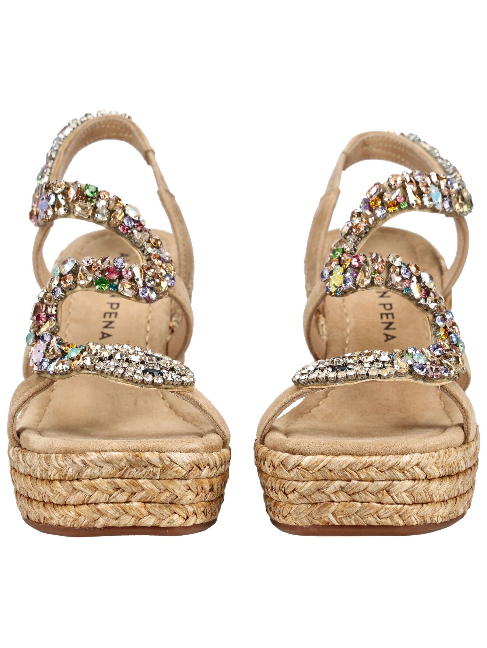 Alma en Pena Keilsandalette »ALMA EN PENA Sandalen Veloursleder/Textil«