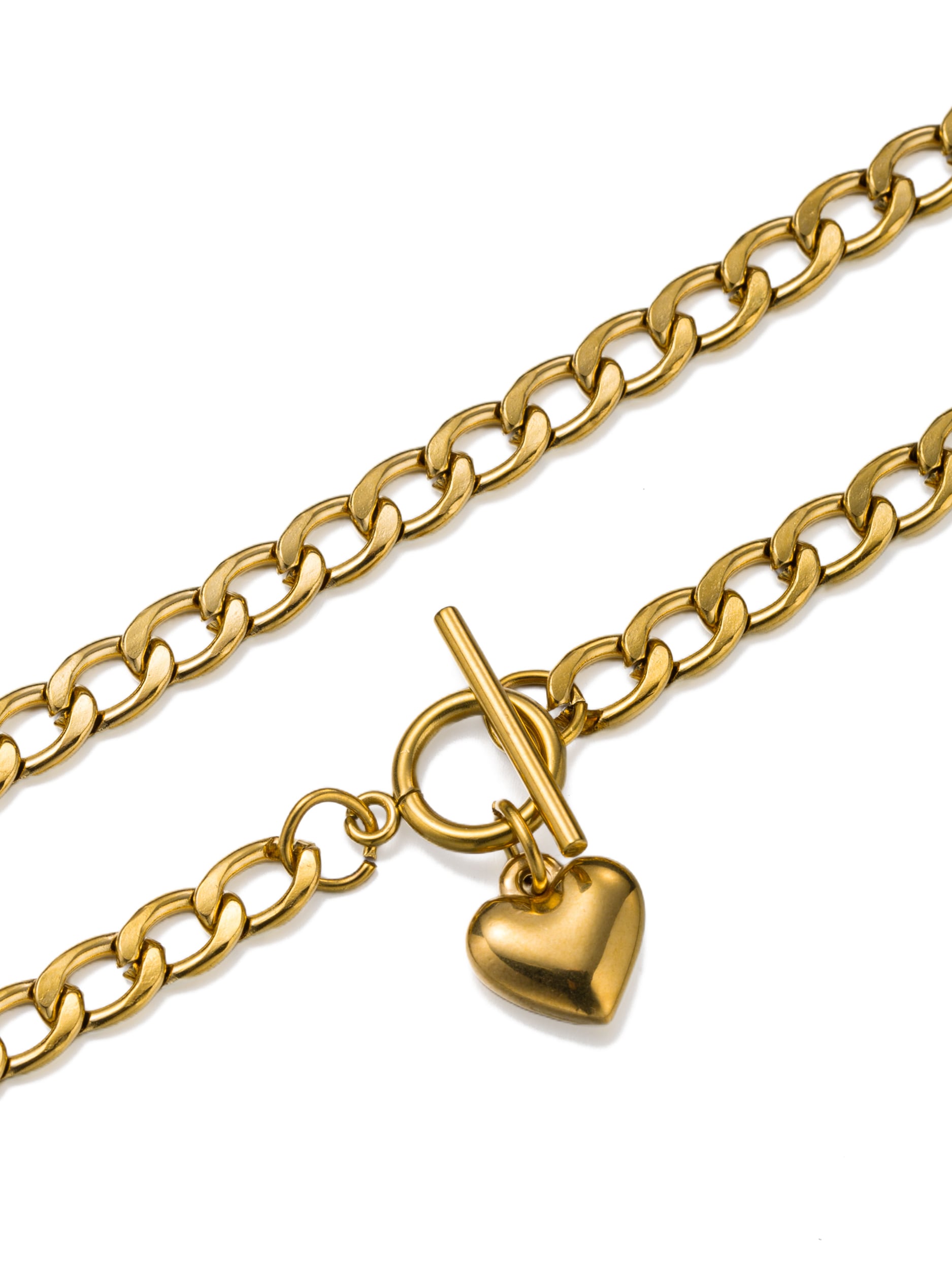 Aniston JEWELRY & WATCHES Kette mit Anhänger »Schmuck Geschenk Edelstahl Halsschmuck Halskette Herz« Made in Germany