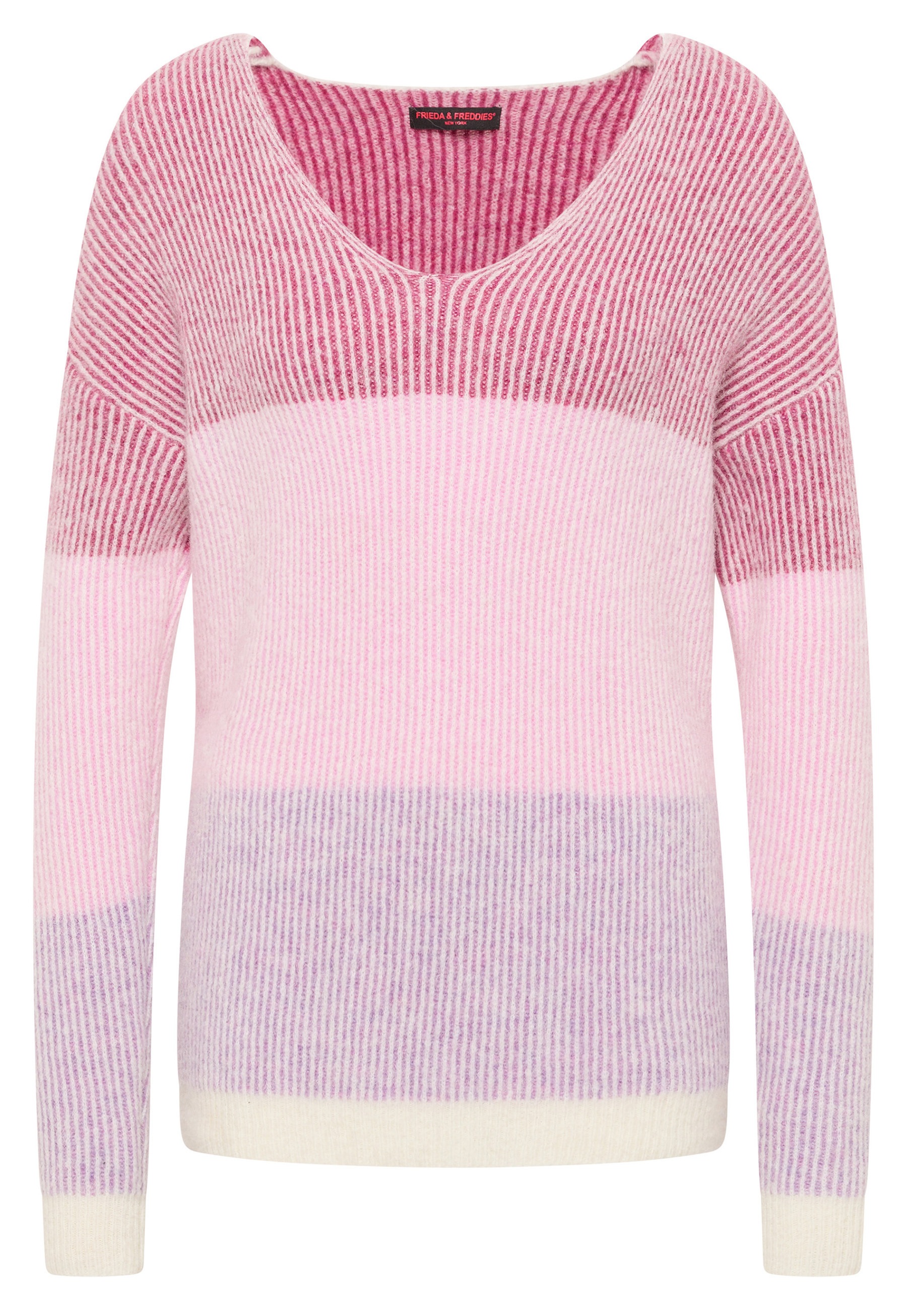Frieda & Freddies Strickpullover »Pullover«, mit dezenten Farbdetails