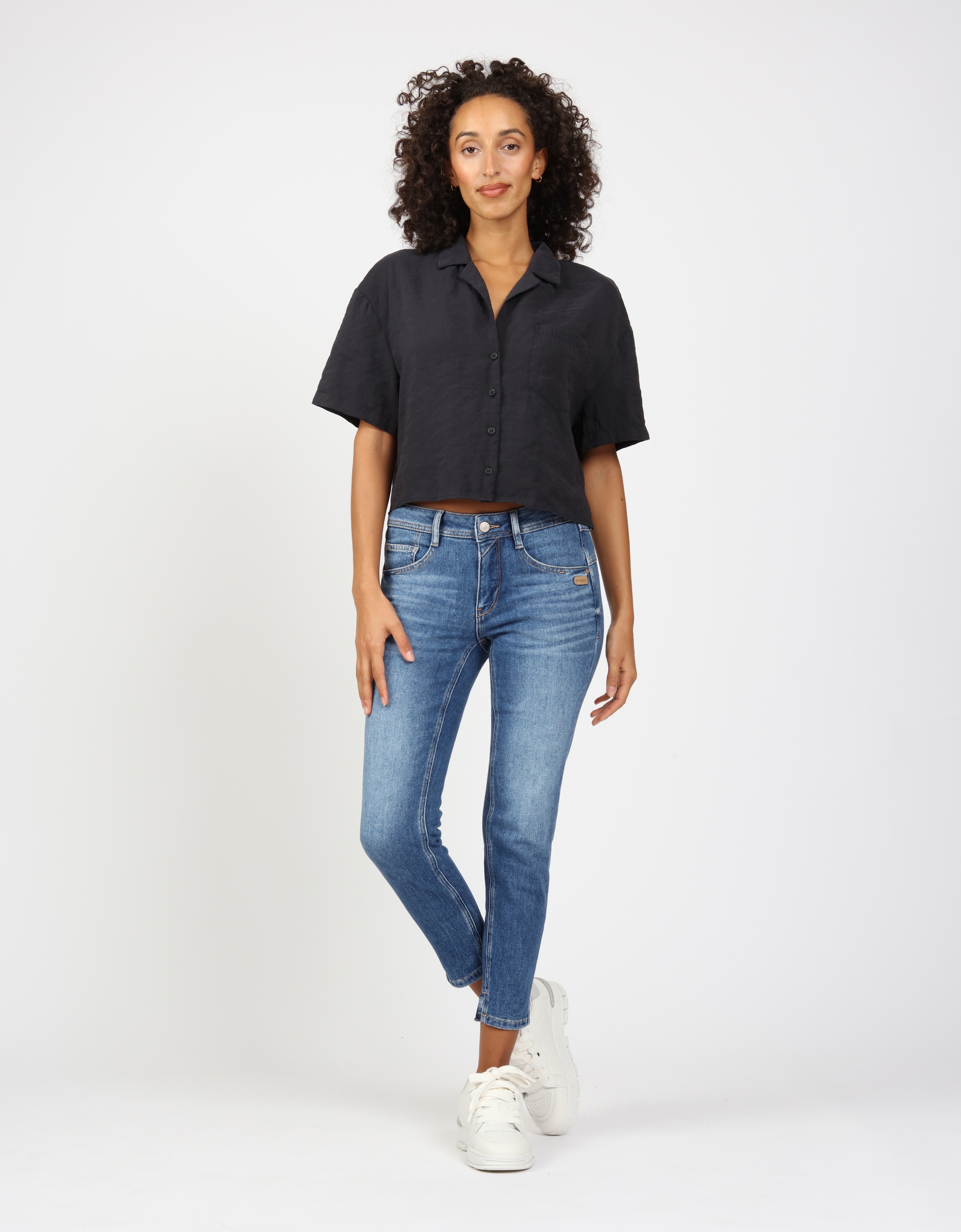 GANG Relax-fit-Jeans »GANG Jeans Relaxed Fit 94AMELIE CROPPED«
