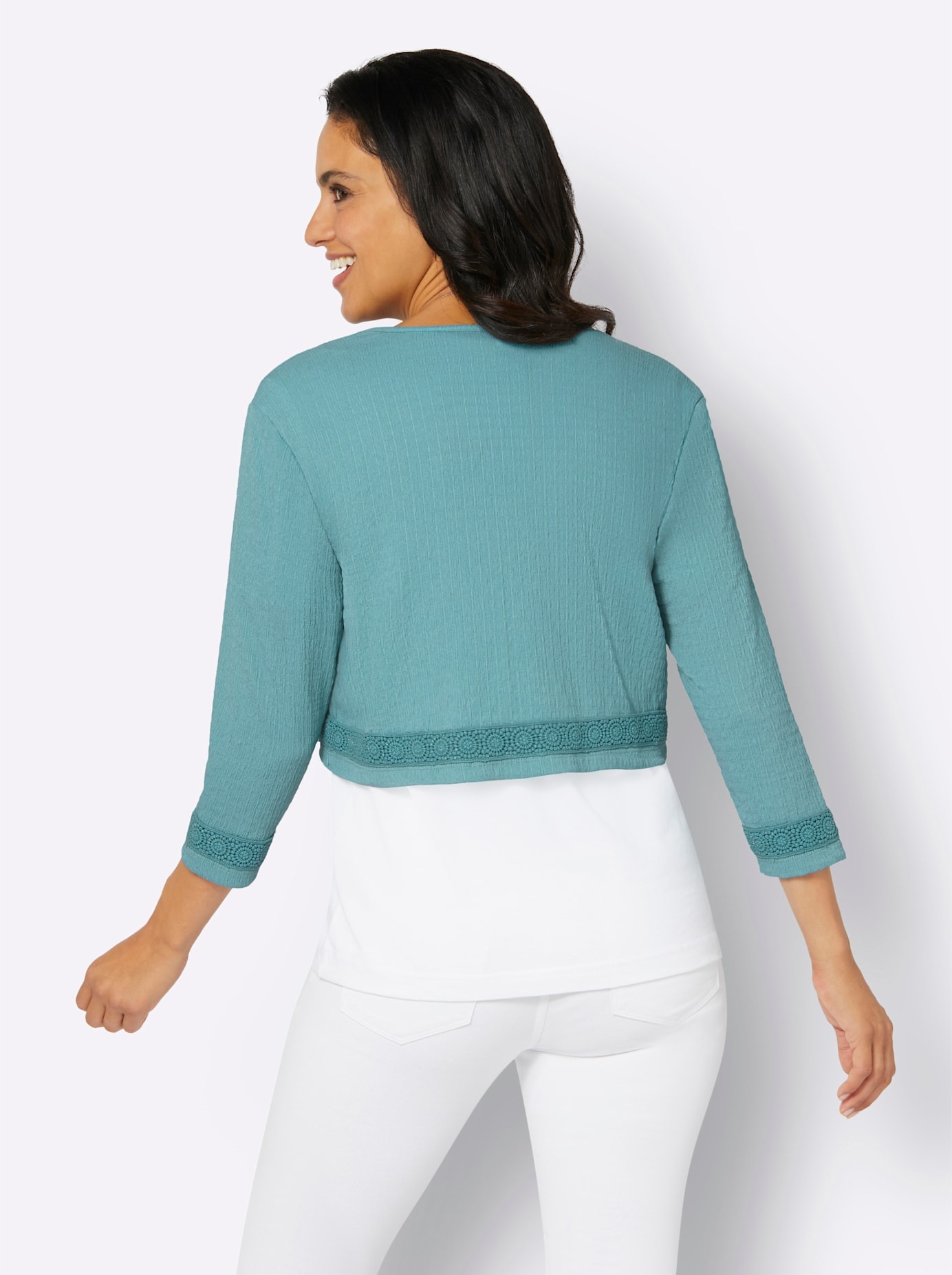 Inspirationen Shirtjacke "Shirtbolero", 1 Stk. günstig online kaufen