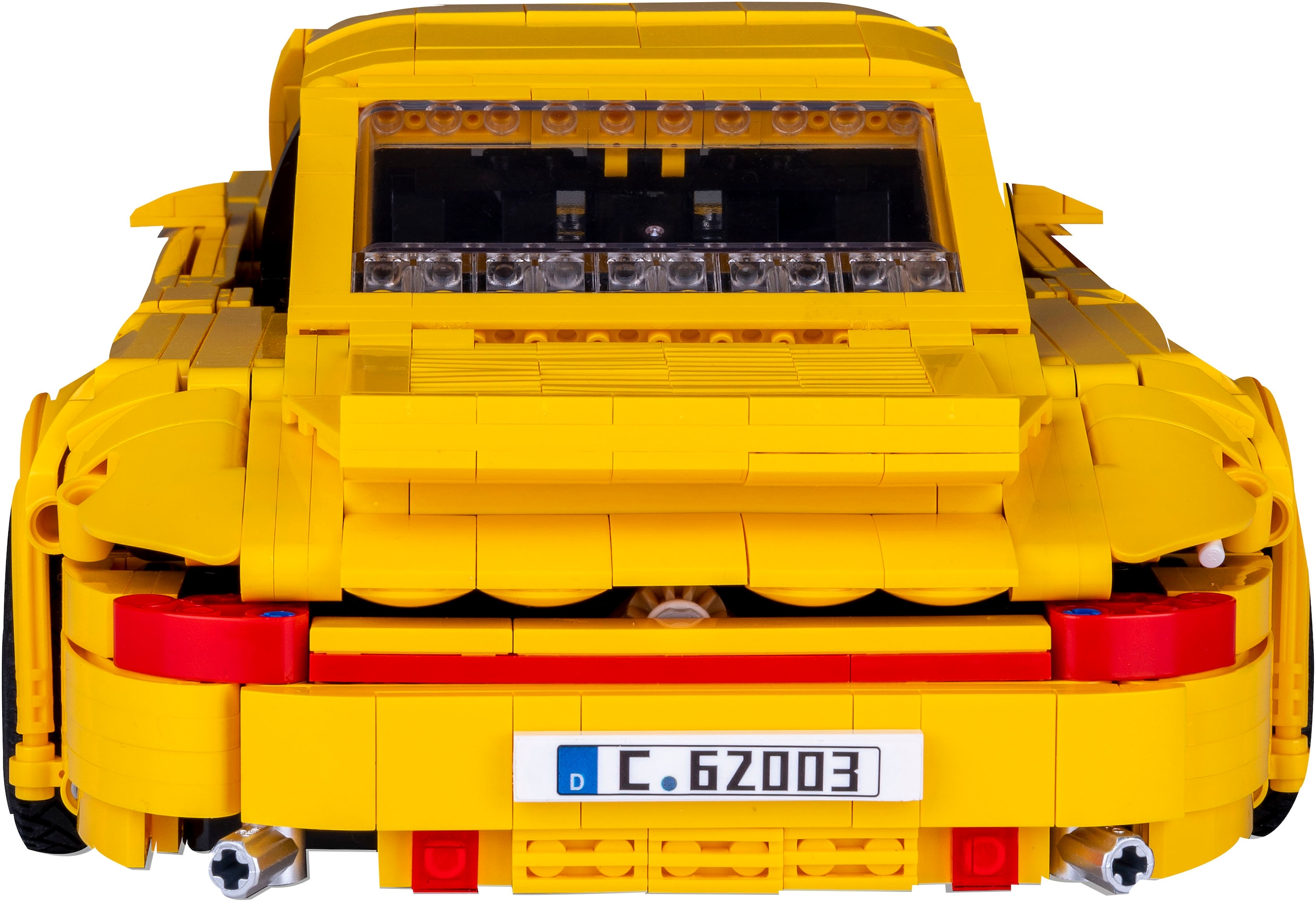 Jamara Konstruktions-Spielset »CaDA, RUF CTR 2017 Yellowbird 1:12 gelb Bricks«, (1515 St.)