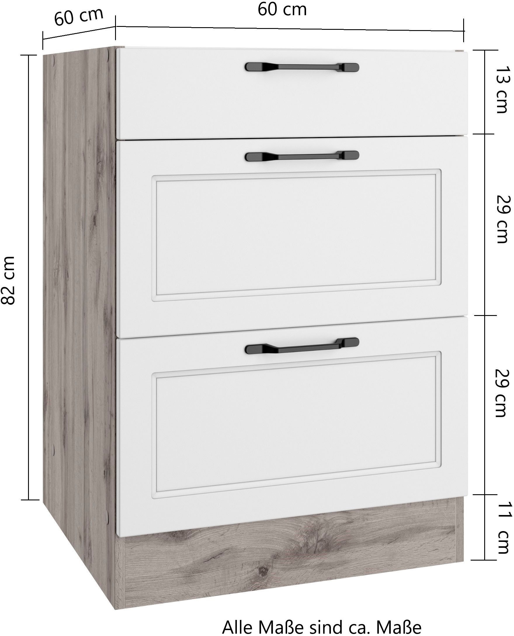 KOCHSTATION Unterschrank »KS-Lana«, Breite 60 cm