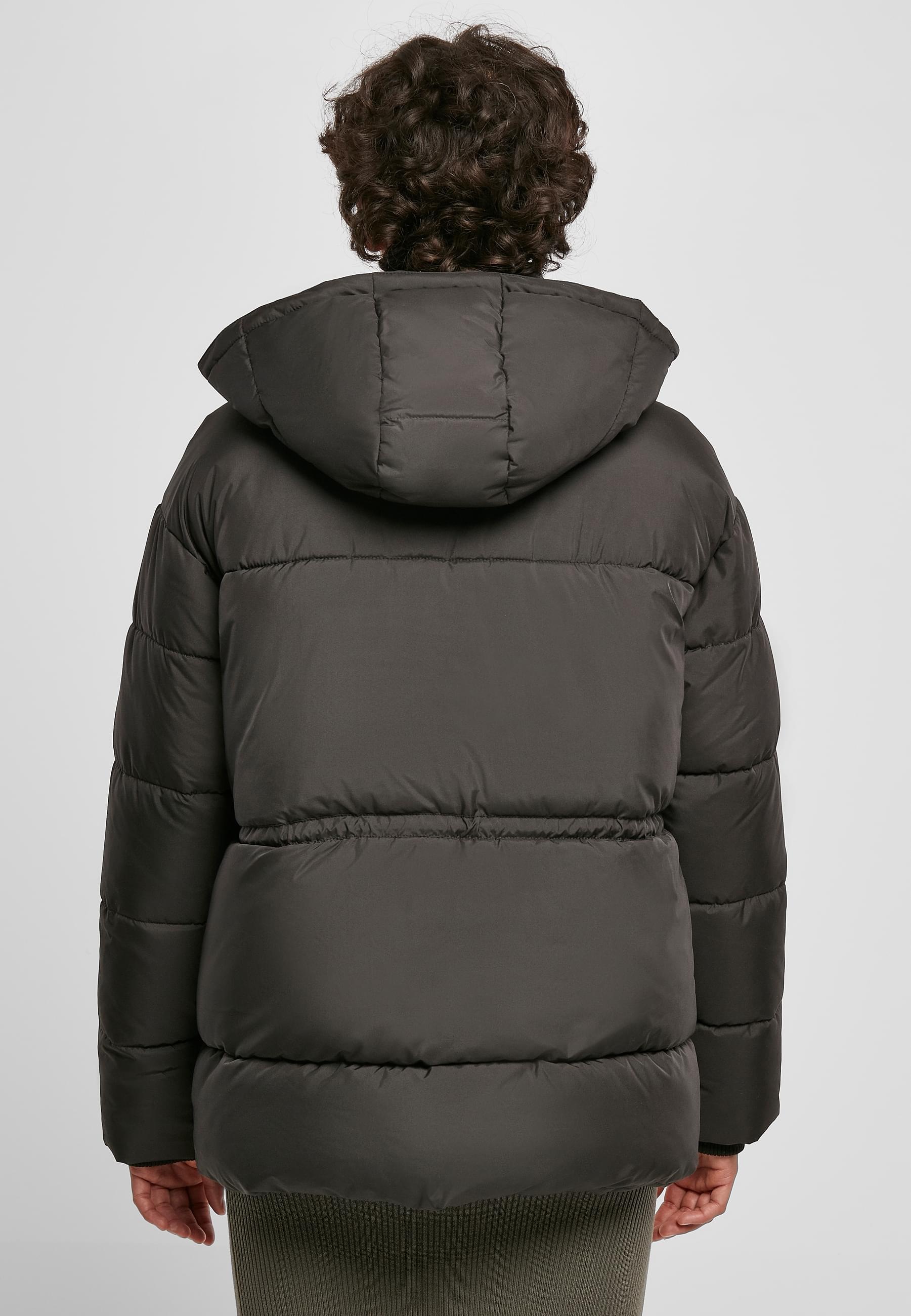 URBAN CLASSICS Winterjacke »Urban Classics Damen Ladies Waisted Puffer Jacket«, (1 St.), mit Kapuze
