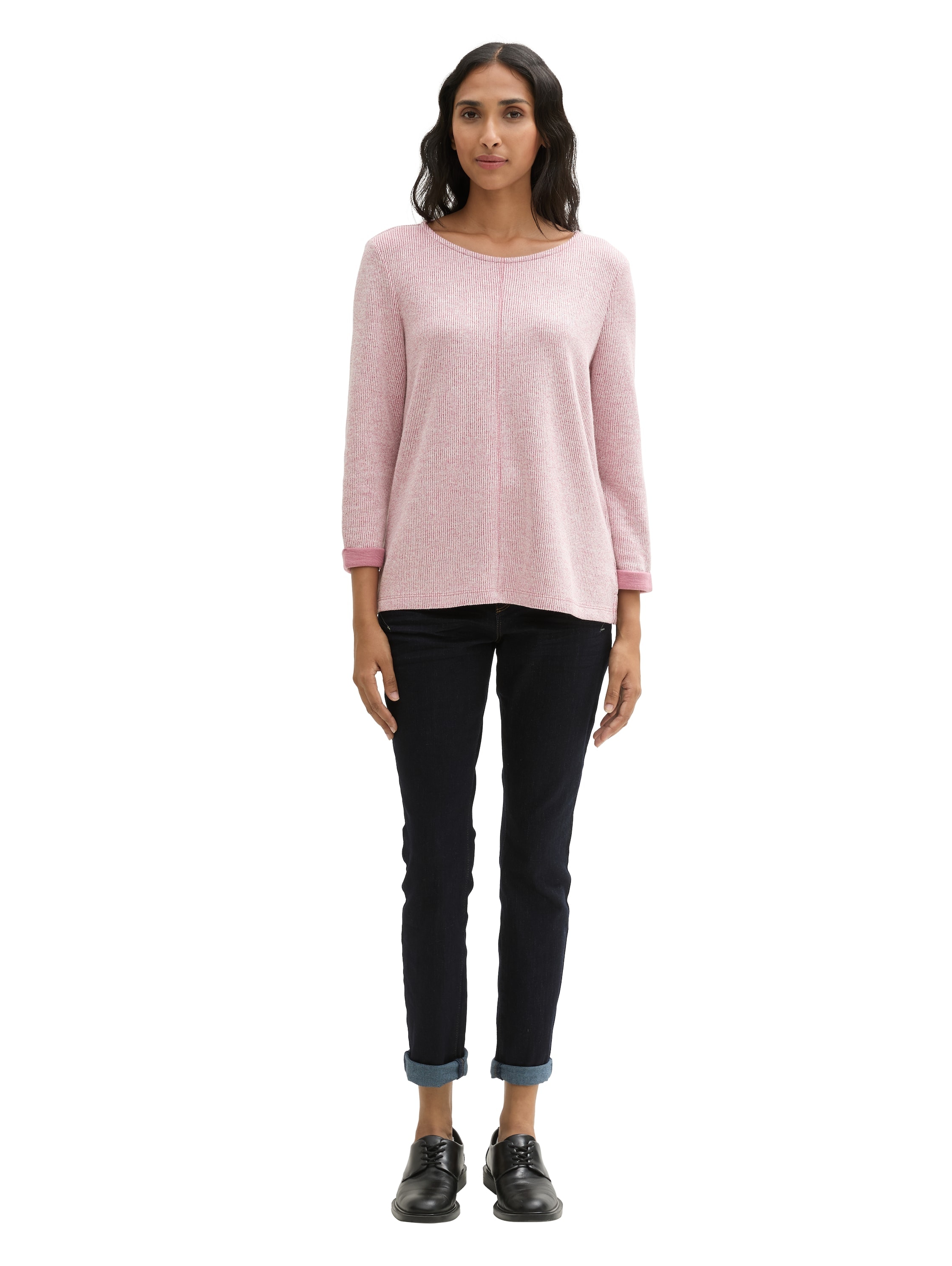 TOM TAILOR Sweatshirt, in Melange Optik