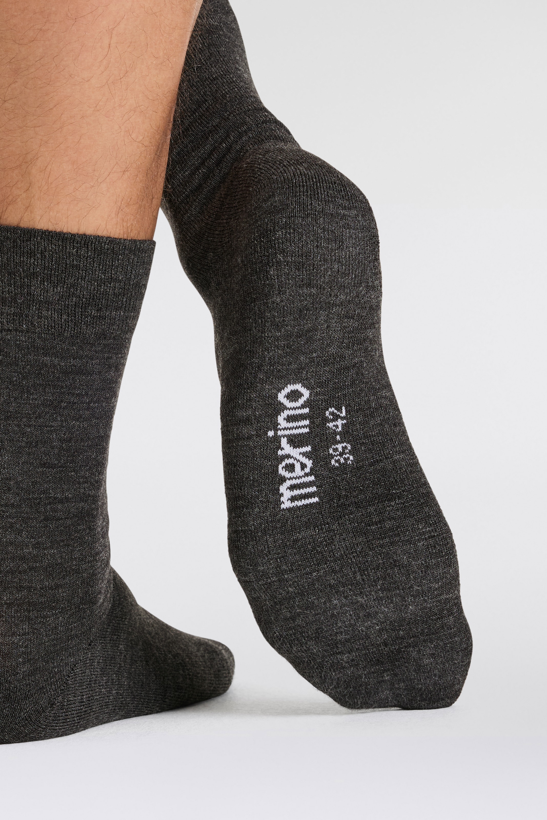 Apollo Basicsocken 3er Pack,  Unisex mit Stickerei und weichen Merinowoll-Anteil