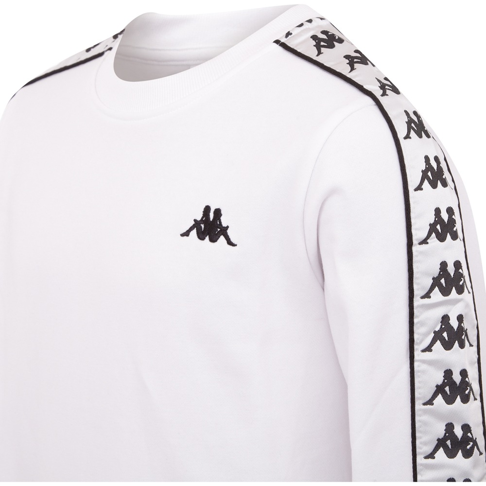 kleiner für kaufen Logostickerei mit Sweatshirt, Kappa BAUR | Kinder, online