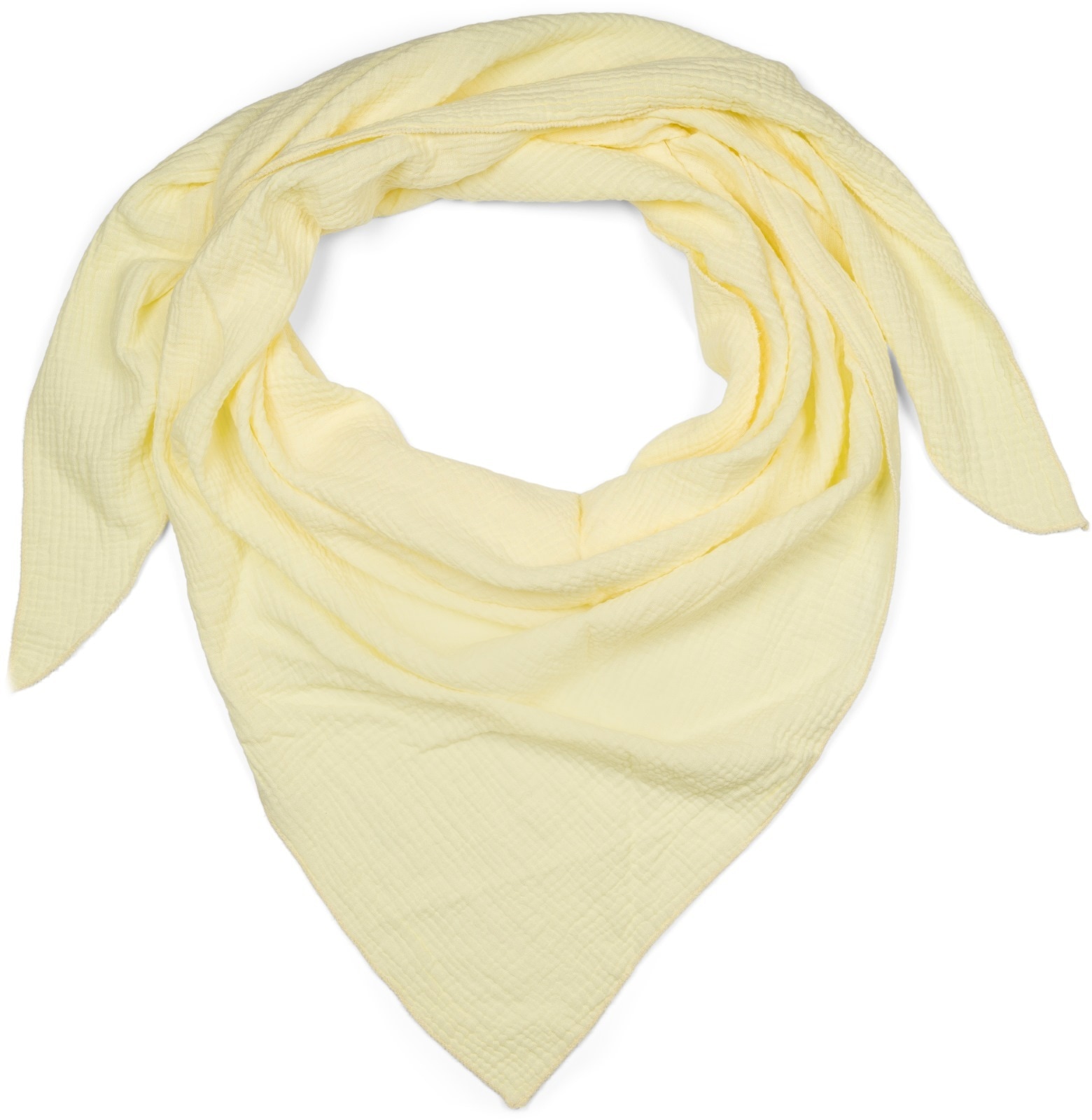 styleBREAKER Dreieckstuch "Musselin Dreiecktuch Einfarbig" 1 Stk.