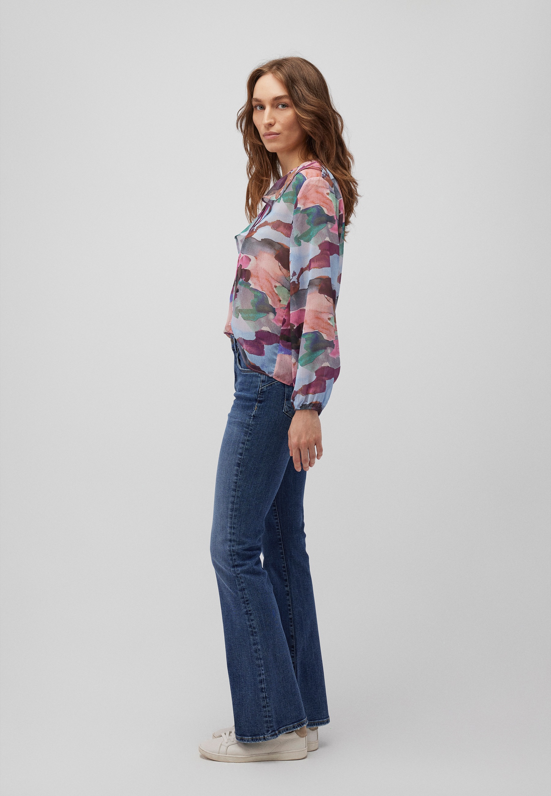 Mavi Langarmbluse »CHIFFON BLOUSE«, Bluse Chiffon