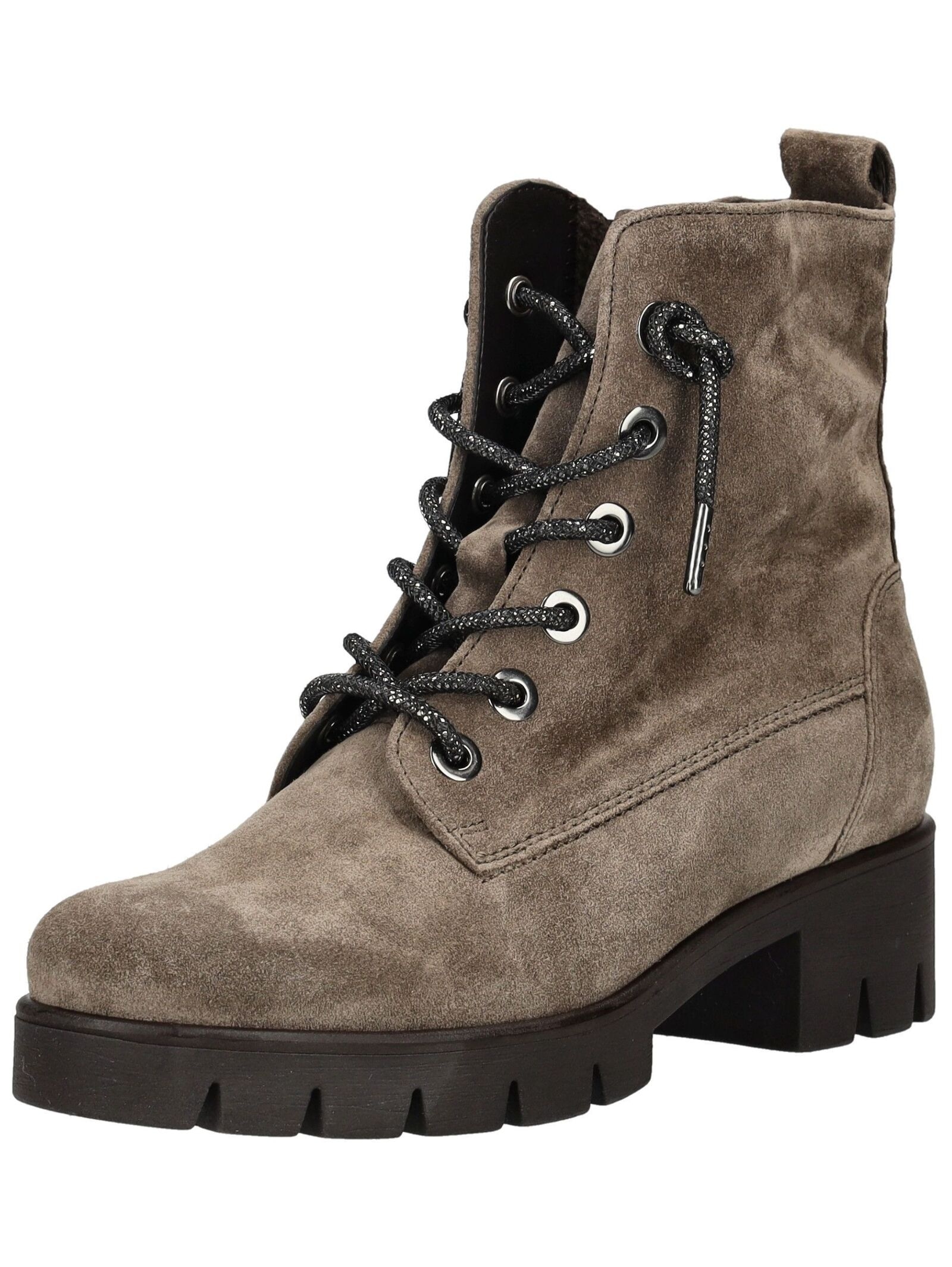 Gabor Schnürstiefelette "Gabor Stiefelette Veloursleder" günstig online kaufen