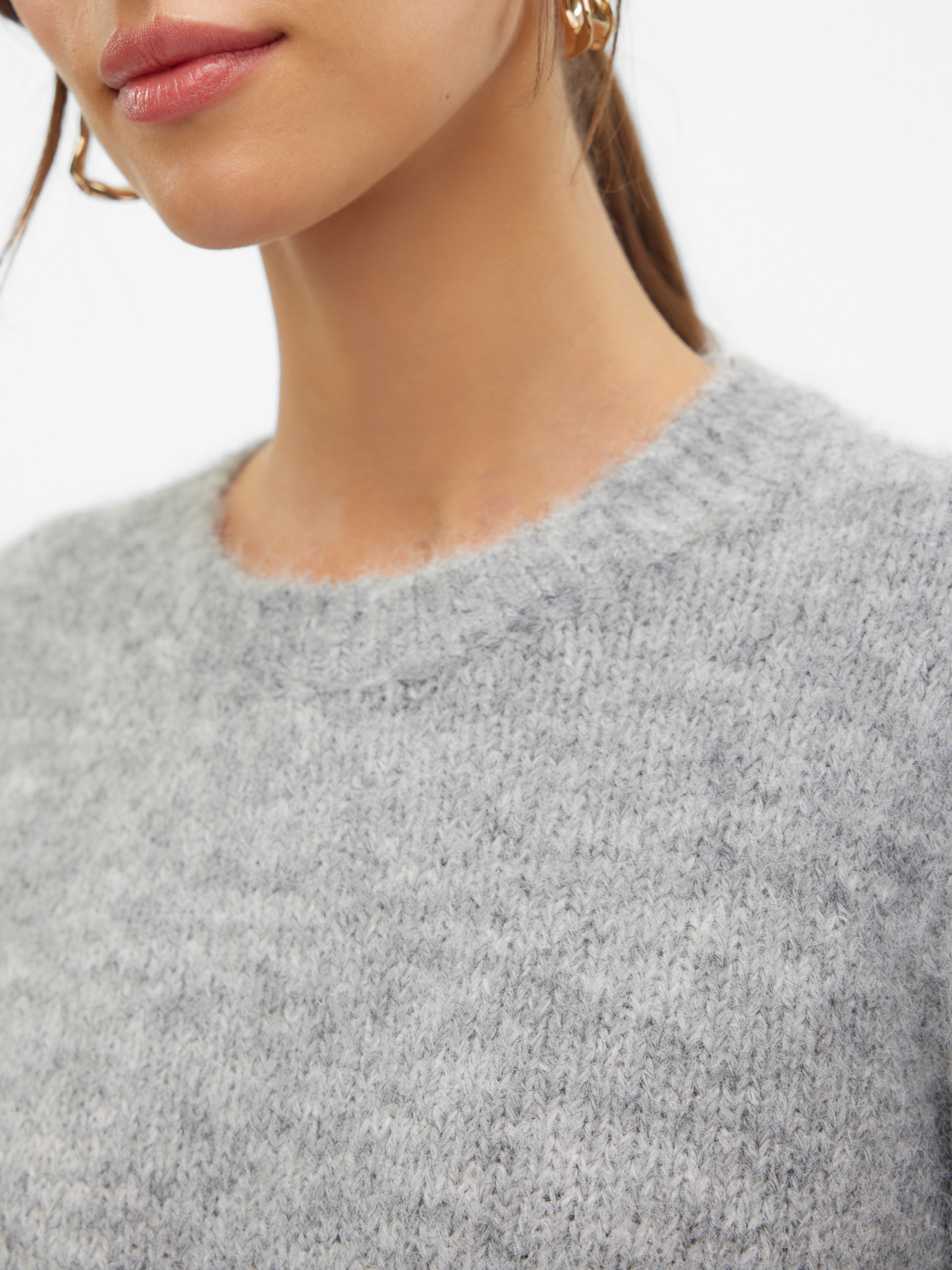 Vero Moda Strickpullover »VMNOVAH LS O-NECK PULLOVER GA NOOS«