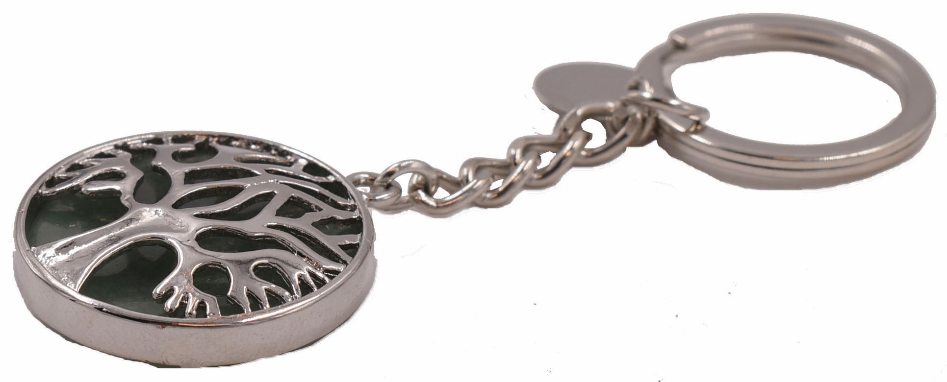 Firetti Schlüsselanhänger »Schmuck Geschenk Lebensbaum«, mit Rosenquarz, Türkis, Aventurin, Howlith oder Onyx