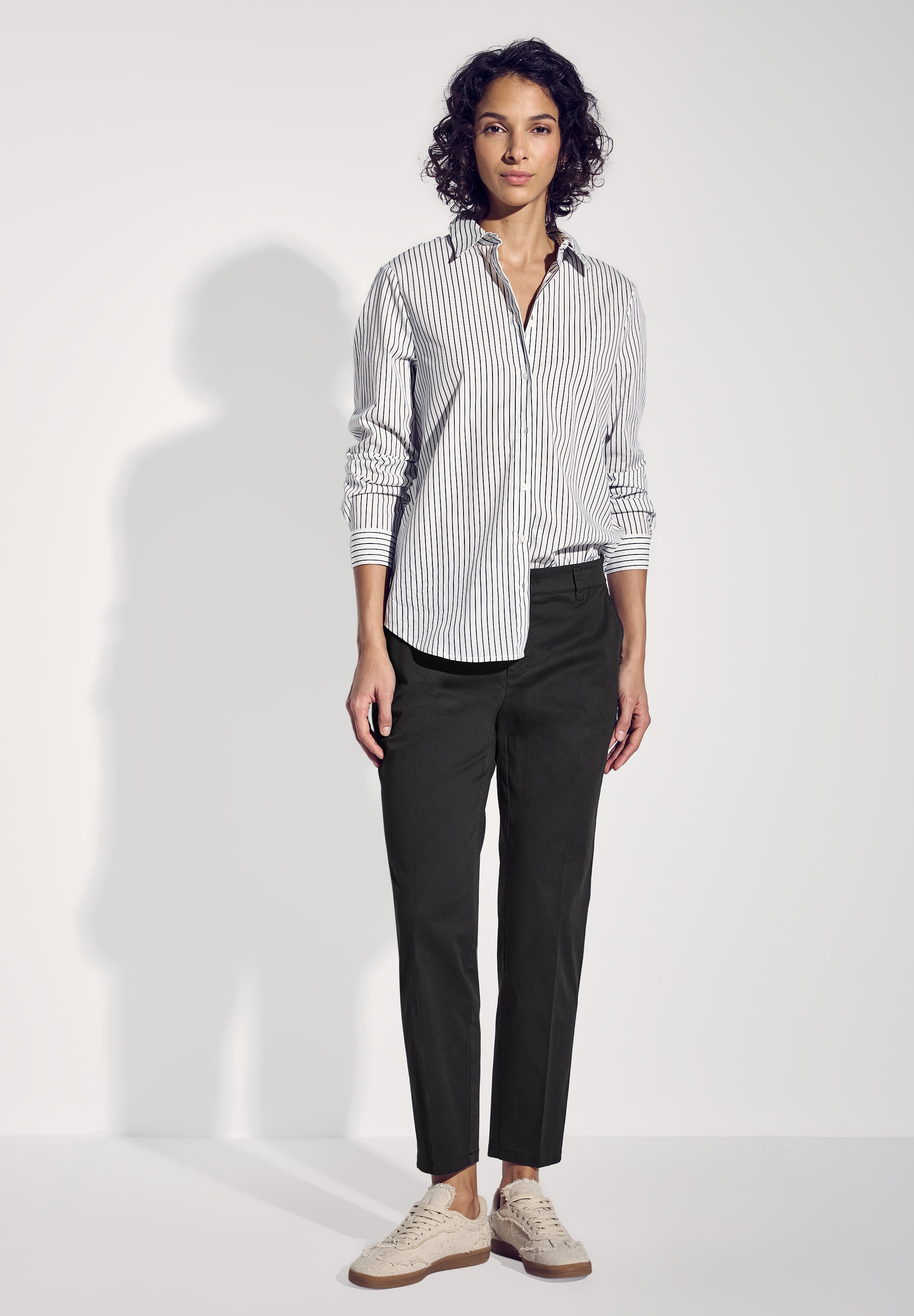 STREET ONE Chinohose, Middle Waist