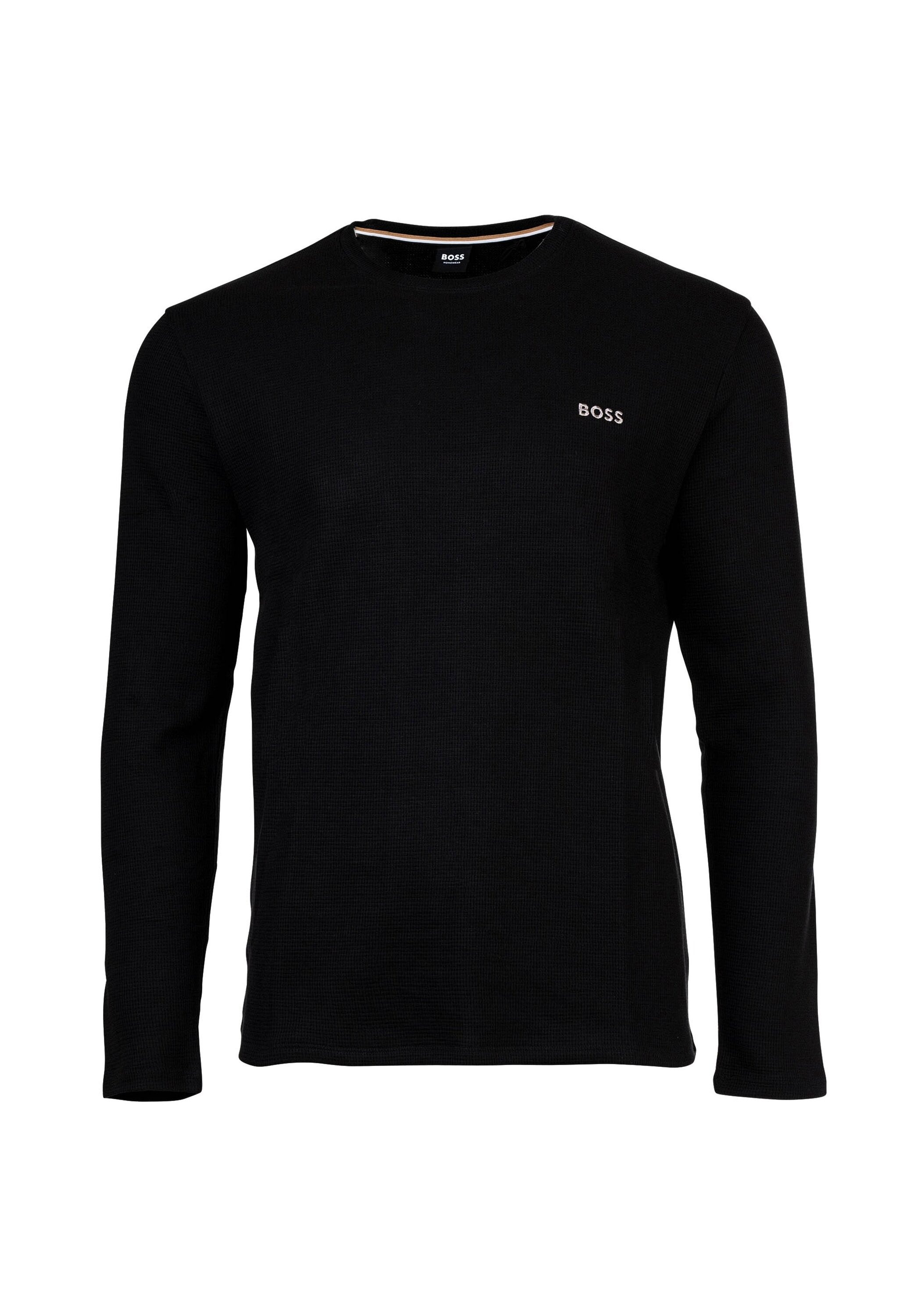 BOSS Longsleeve "Longsleeve Waffle Longsleeve 1er Pack" günstig online kaufen