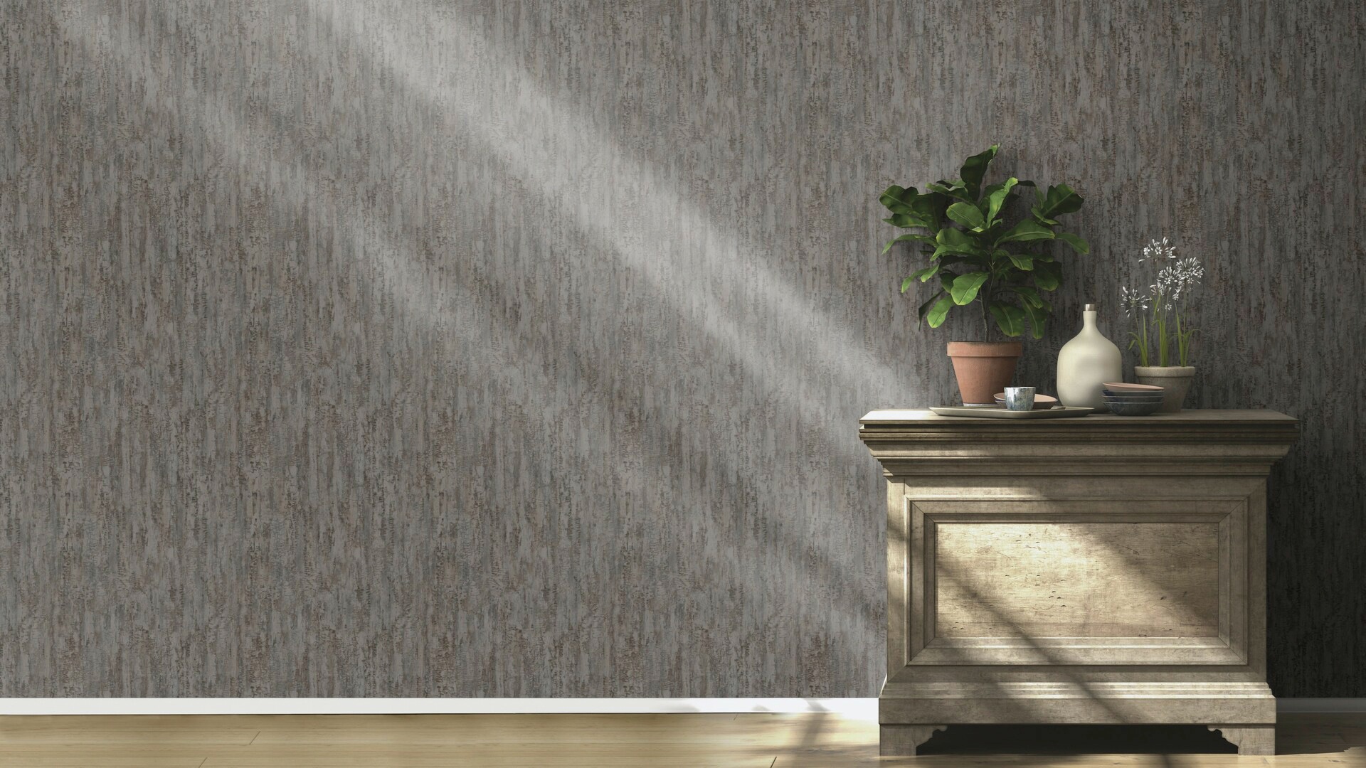 Rasch Vliestapete »Composition« mit Birkenmuster