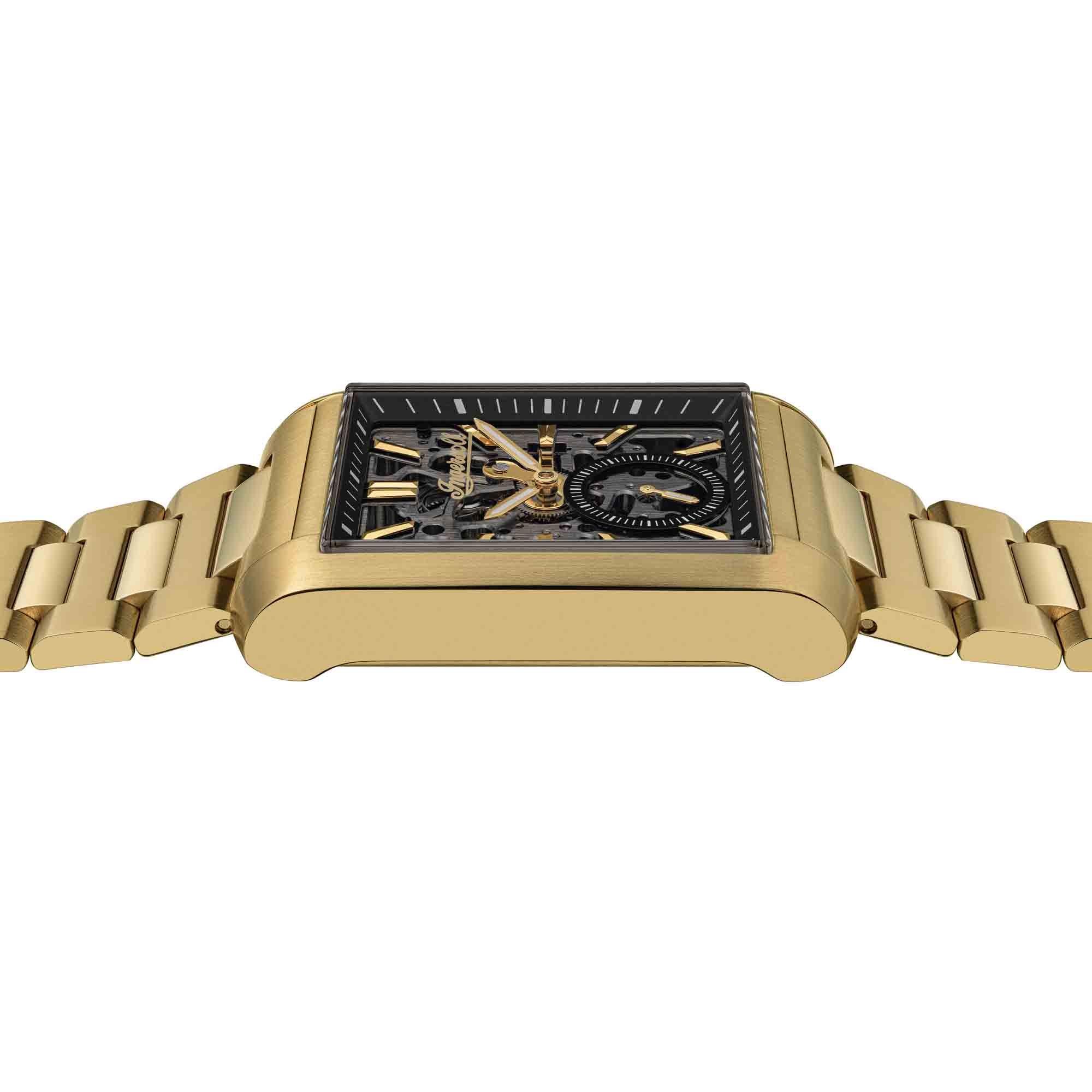 Ingersoll Automatikuhr »The Spur« Armbanduhr, Herrenuhr, Mechanische Uhr, Edelstahlarmband, analog