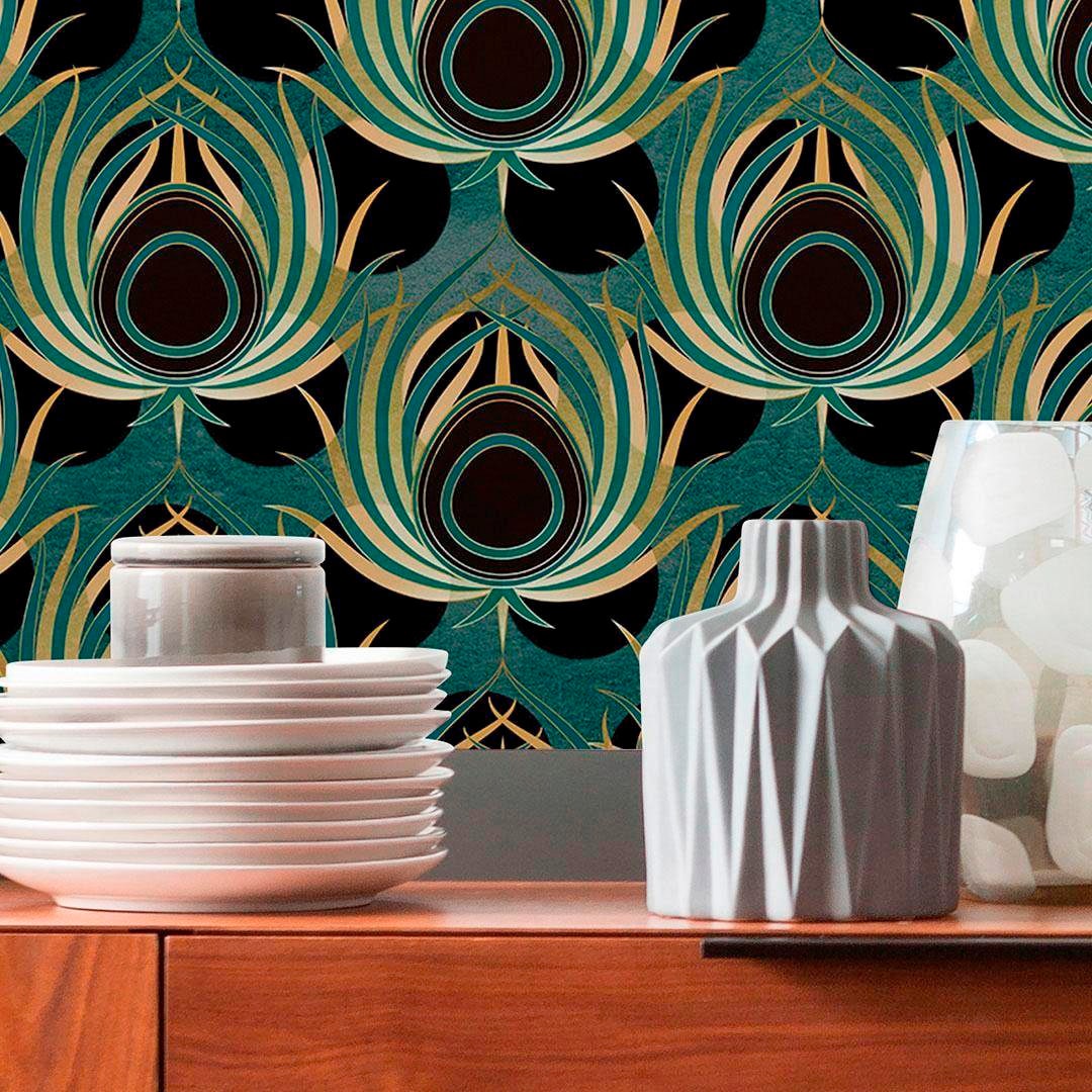 Komar Vliestapete »Paon« 200x280 cm (Breite x Höhe)