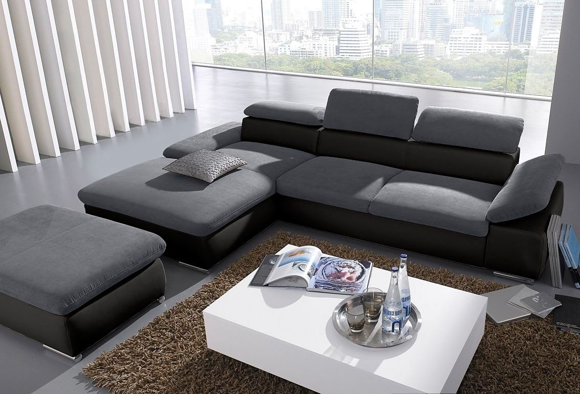 sit&more Ecksofa "Valantine L-Form, B: 286 cm" mit Arm- & Kopfteilverstellung, optional mit Schlaffunktion