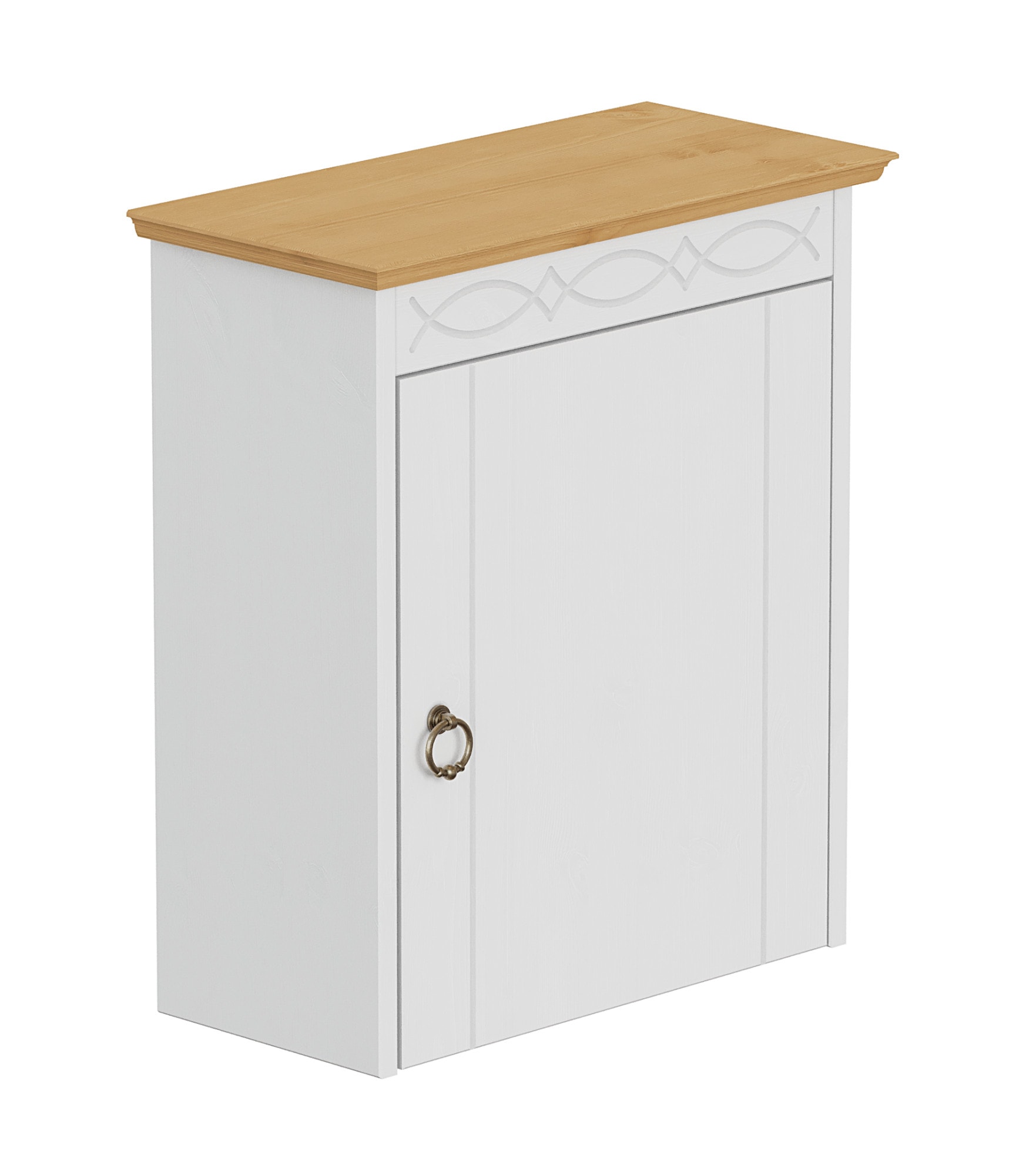OTTO home Hängeschrank "Indra, Badschrank, Badmöbel, Badezimmerschrank" B/T/H: 46/32/52 cm, aus massiver Kiefer, FSC-zertifiziert