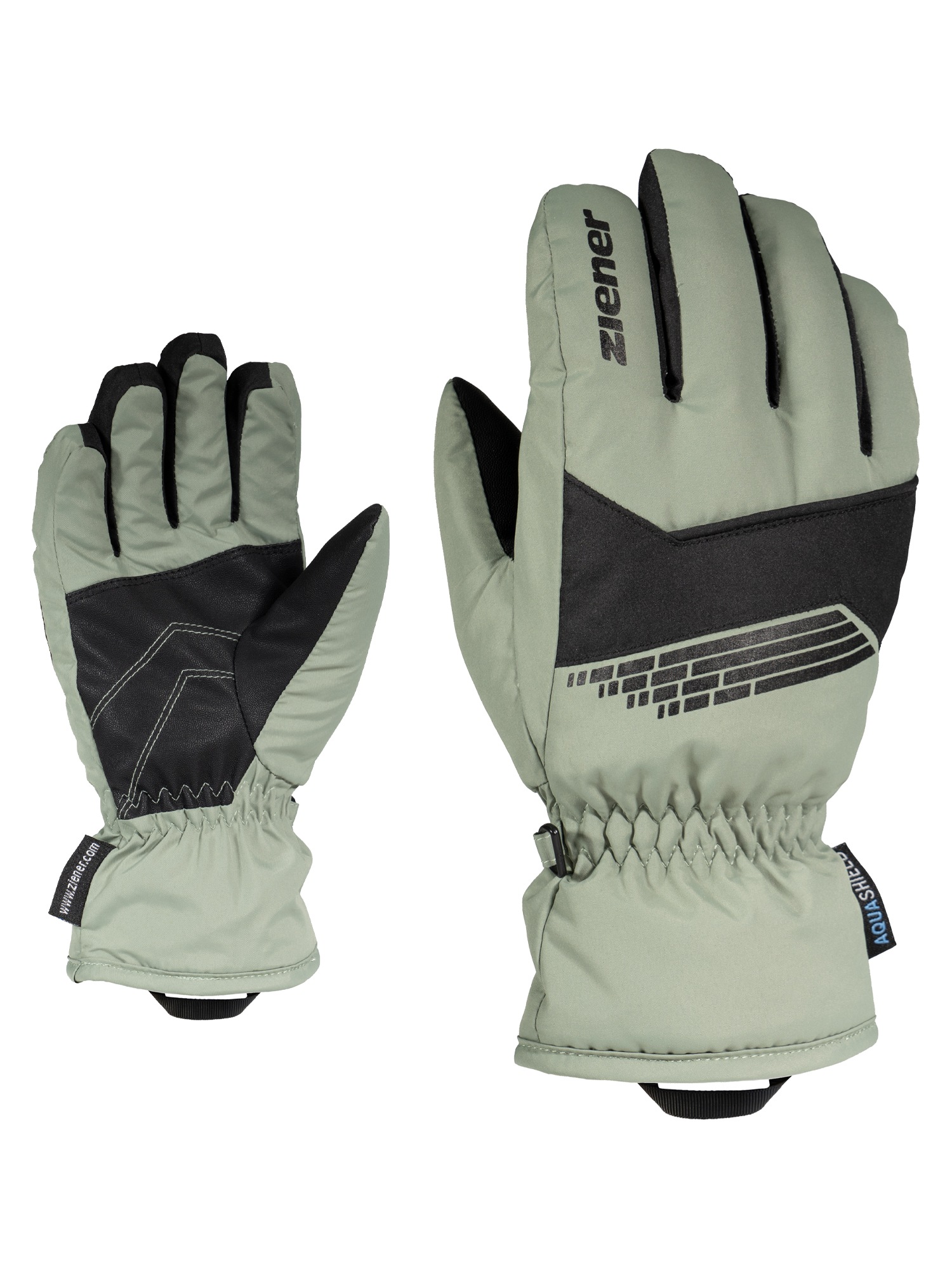 Ziener Skihandschuhe "LAVIVI-Z AQUASHIELD JUNIOR" warm, wasserdicht, winddicht, atmungsaktiv