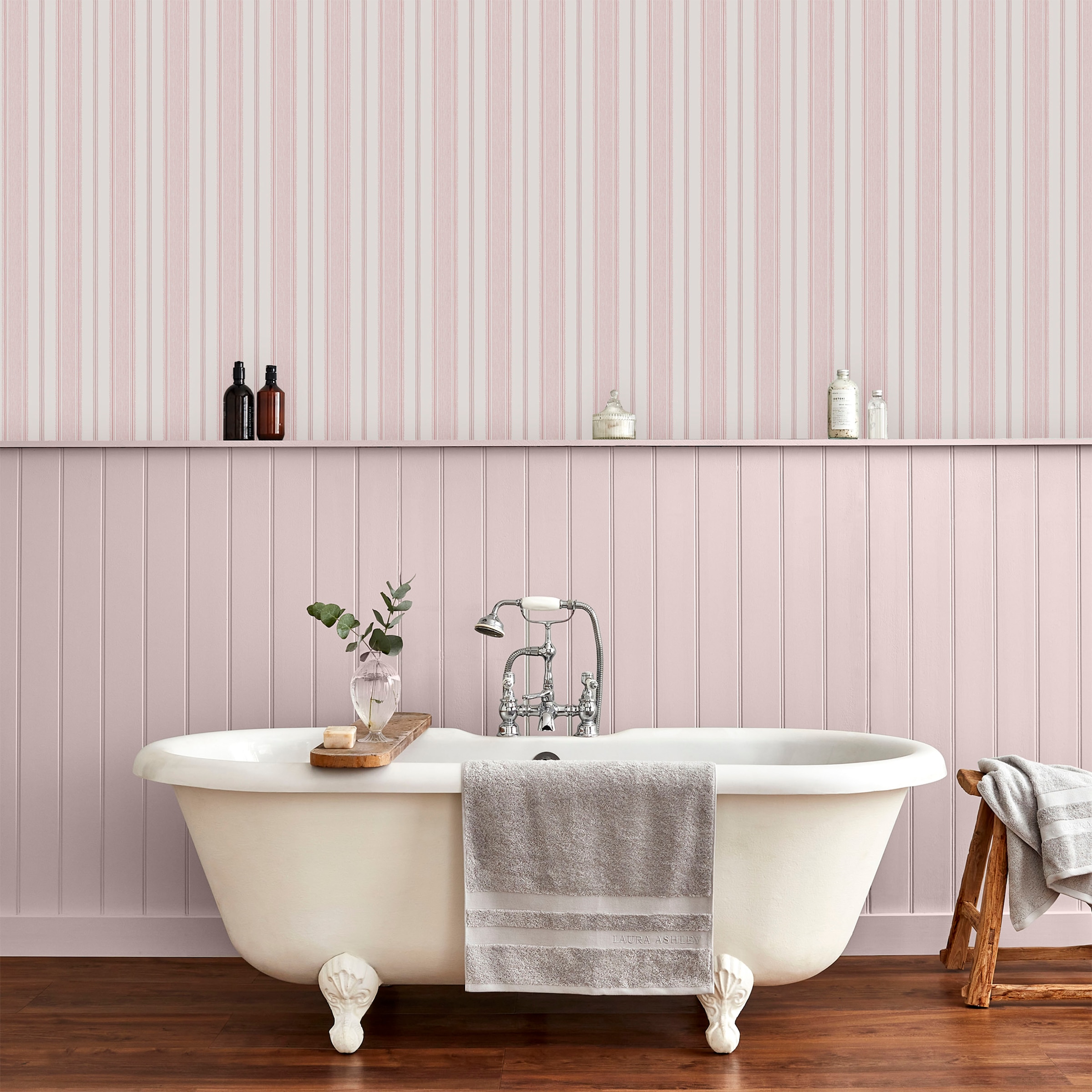 LAURA ASHLEY Vliestapete »Heacham Stripe«, Motiv, Motiv