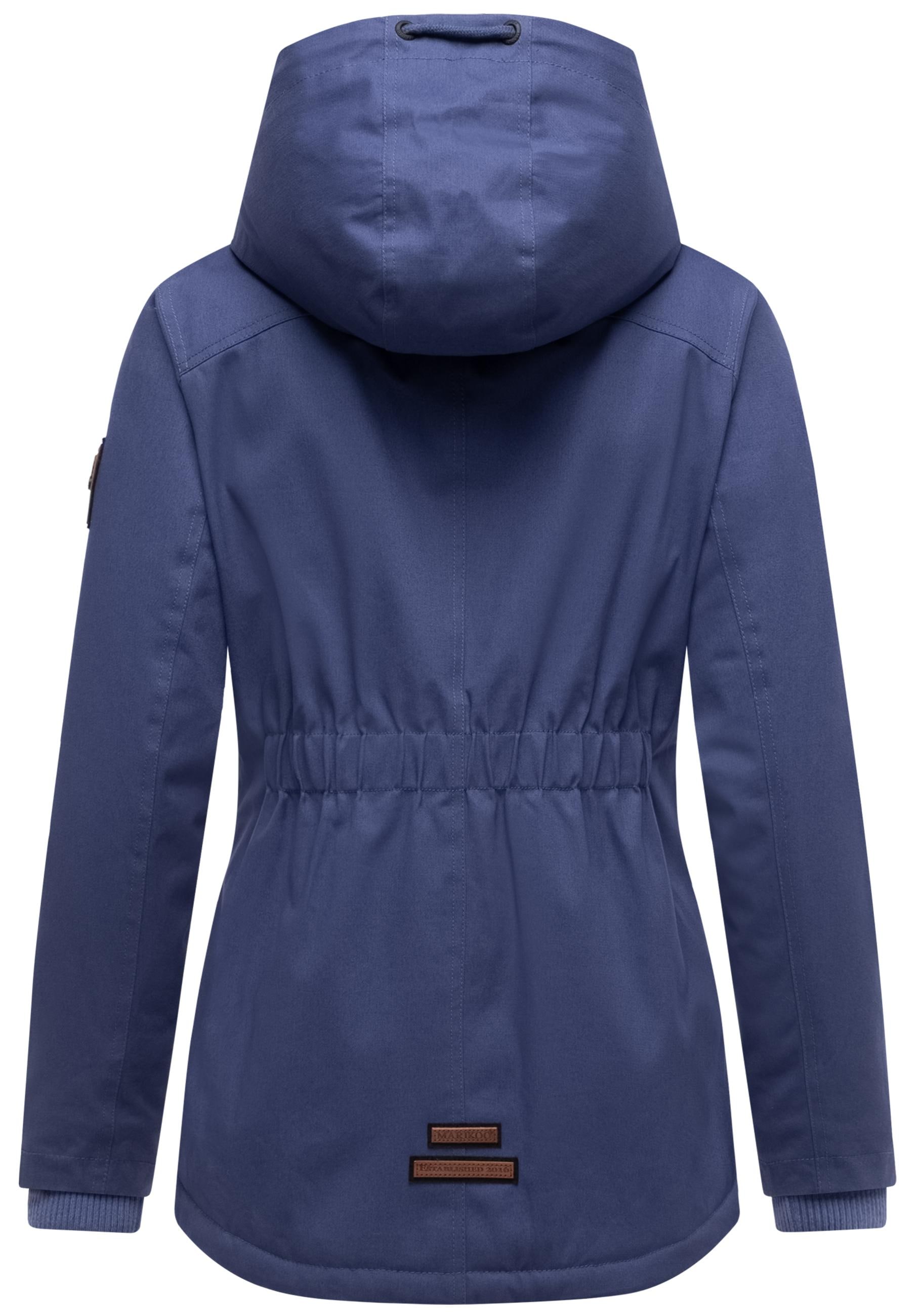 Marikoo Winterjacke »Bikoo« mit Kapuze sportliche Damen Outdoor Baumwolljacke mit Kapuze