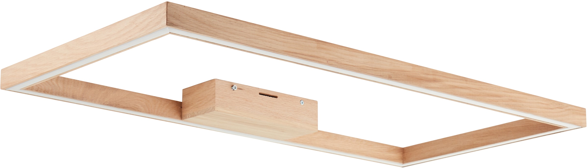 Brilliant LED Deckenleuchte »Delgrosso«, 1 flammig, Leuchtmittel LED-Modul | LED fest integriert, 83 x 38 cm, 2600 lm, warmweißes Licht, Holz/Kunststoff, eiche geölt