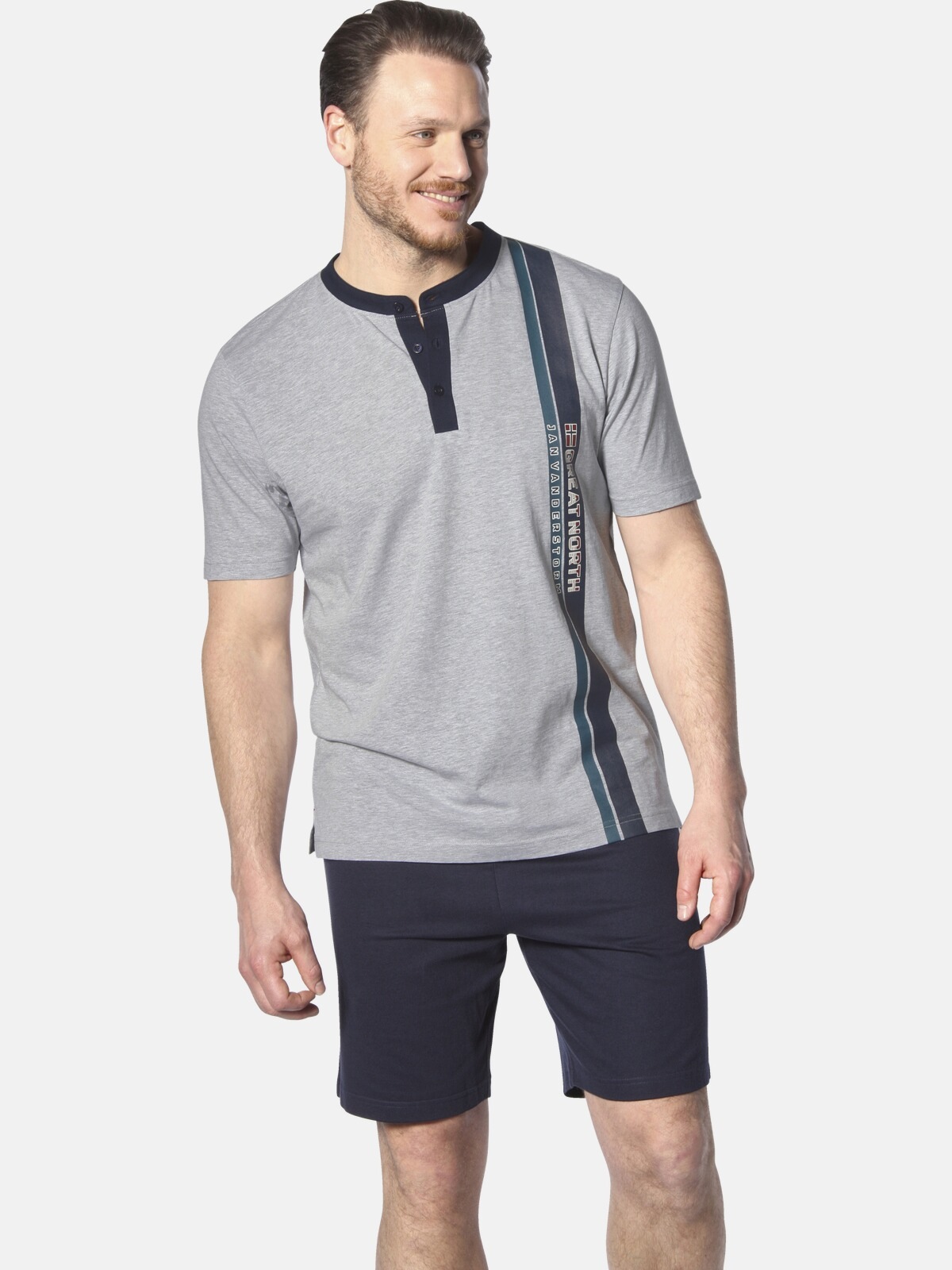 Jan Vanderstorm Schlafanzug "3 tlg. Schlafanzug LOFTUR" günstig online kaufen