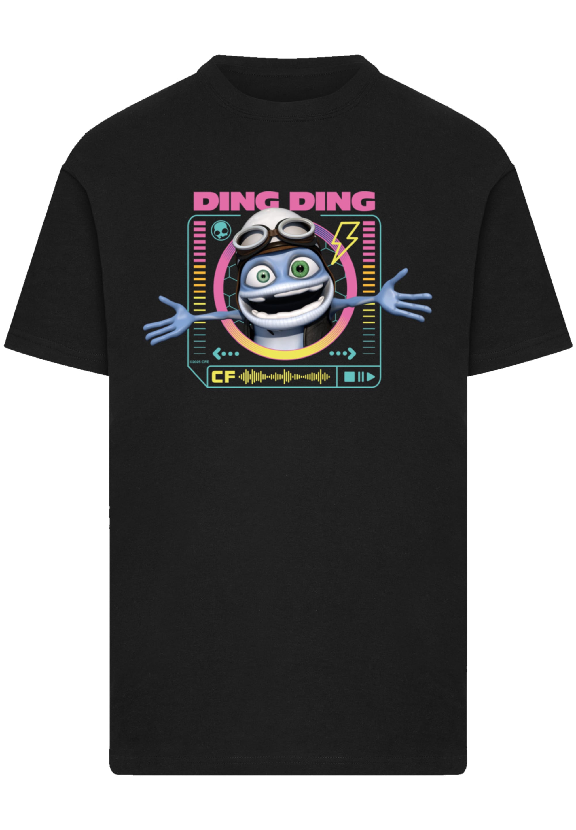 F4NT4STIC T-Shirt »Crazy Frog Ding Ding Retro Music Player«, Premium Qualität