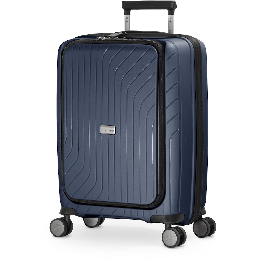 Hauptstadtkoffer Hartschalen-Trolley »TXL, dunkelblau, 55 cm«, 4 Rollen