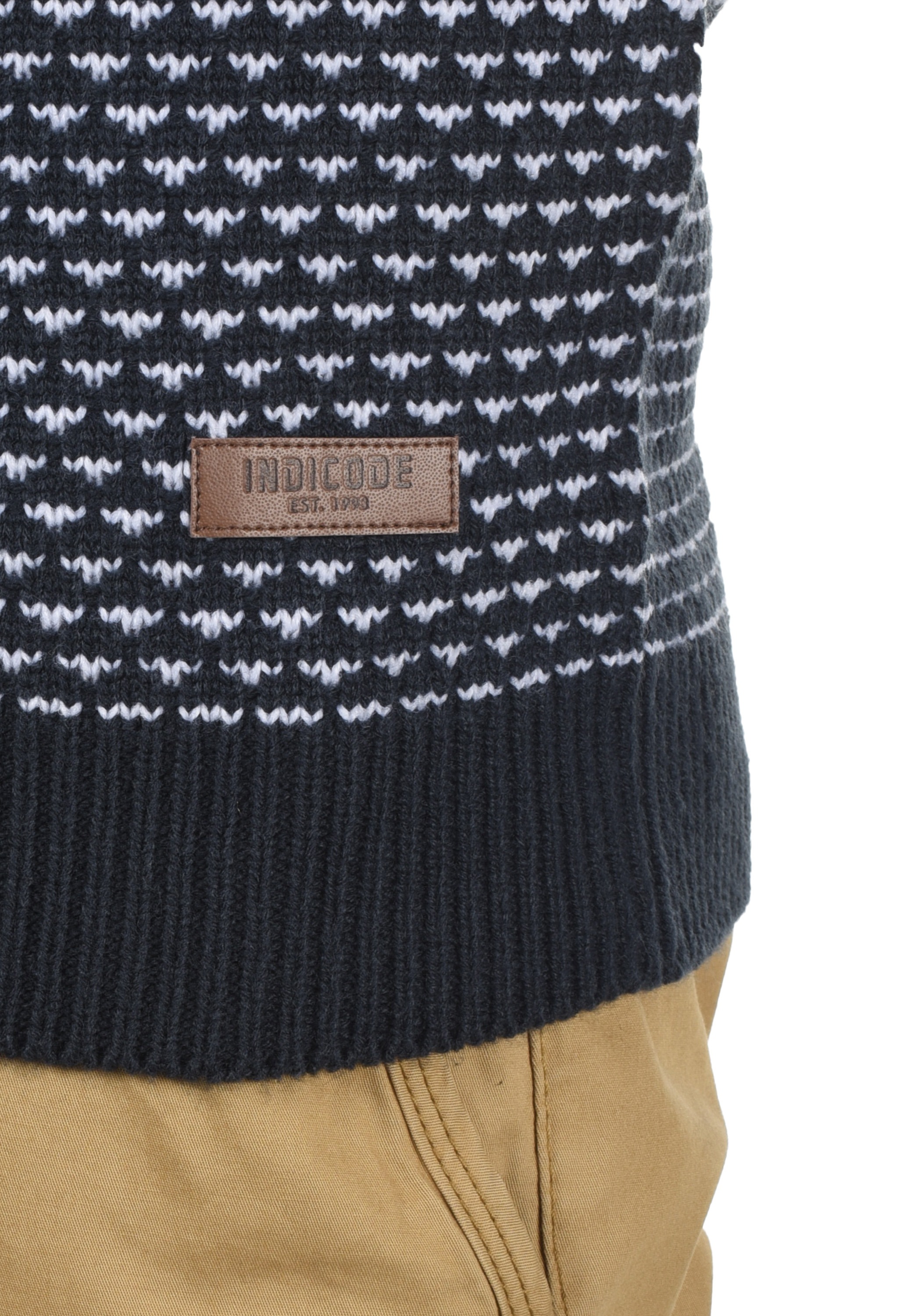 Indicode Strickfleece-Pullover »Strickpullover IDCopent«