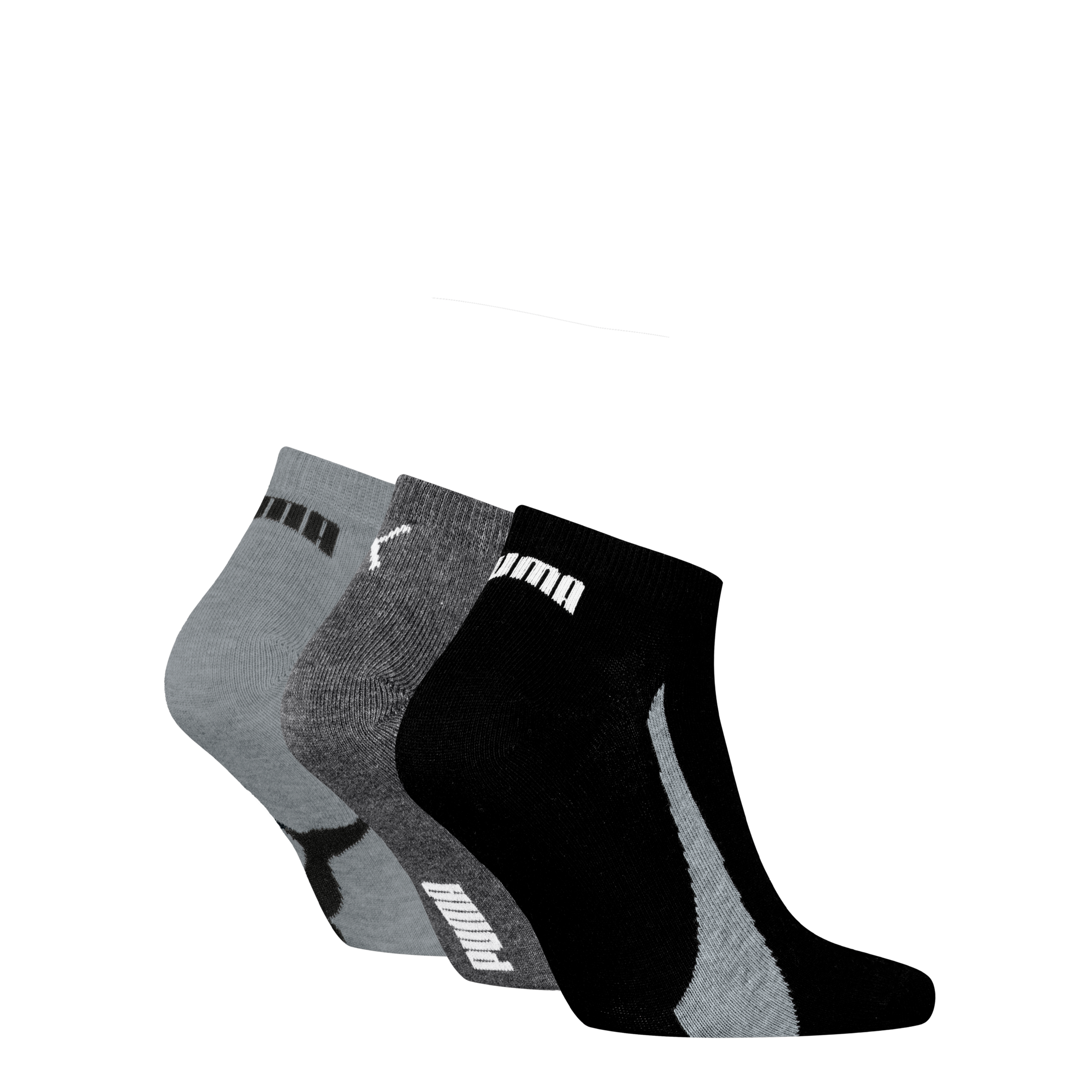 PUMA Sneakersocken »PUMA UNISEX LIFESTYLE SNEAKERS 3P«, (3 Paar), Flache Zehennaht, Rippenbündchen