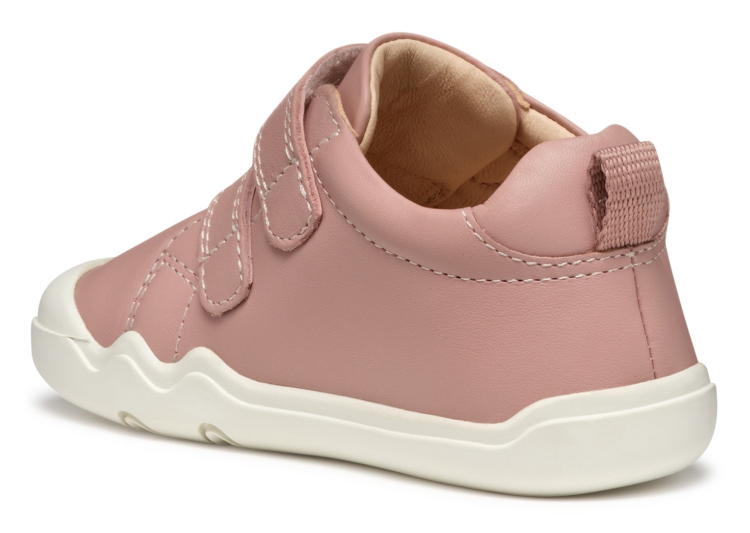 Geox Sneaker »B STEPPIEUP GIRL«, Sneaker, Klettschuh, Babyschuh mit modischer Perforierung