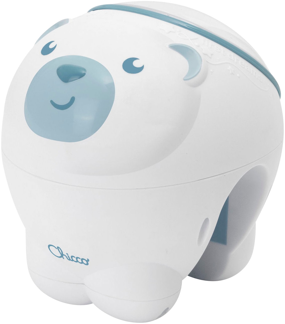 CHICCO Baby Nachtlicht "Projektor Eisbär, blau", blau, Leuchten, mit Projektor und Soundfunktion