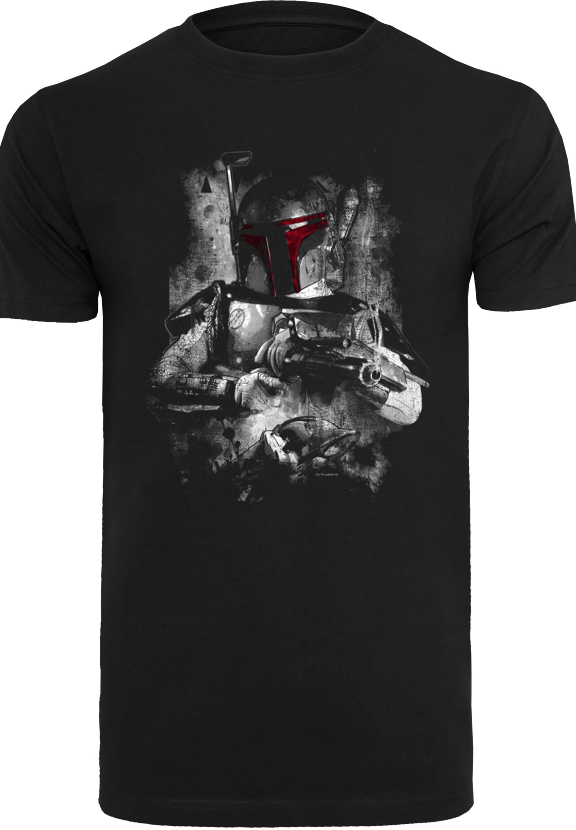 T-Shirt »Star Boba Fett Wars ▷ F4NT4STIC Distressed«, Print | BAUR bestellen
