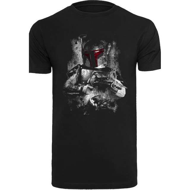 F4NT4STIC T-Shirt »Star Wars Boba Fett Distressed«, Print ▷ bestellen | BAUR