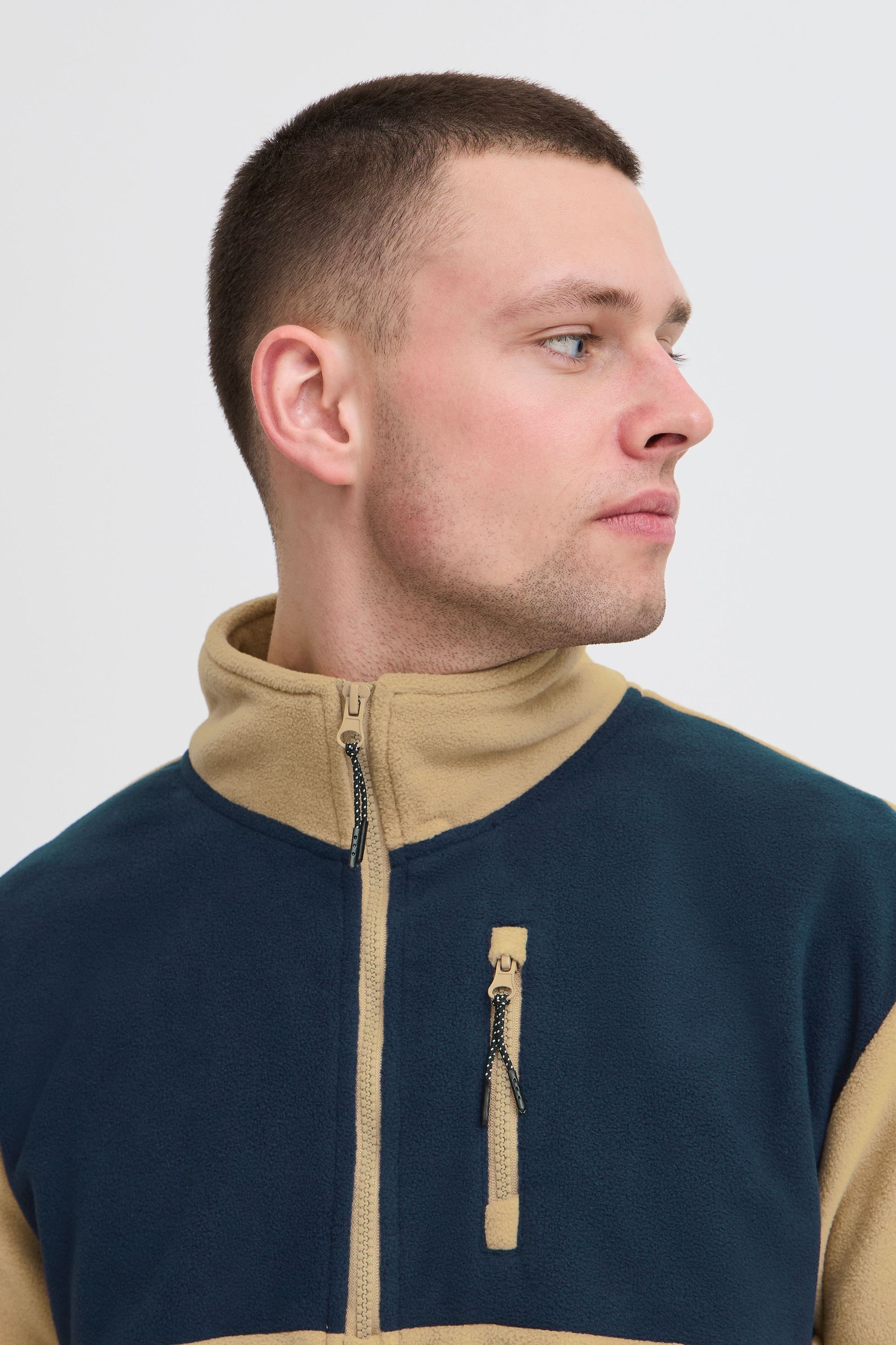 Blend Troyer »Fleecejacke BHBROOKS Sweatshirt halfzipp«