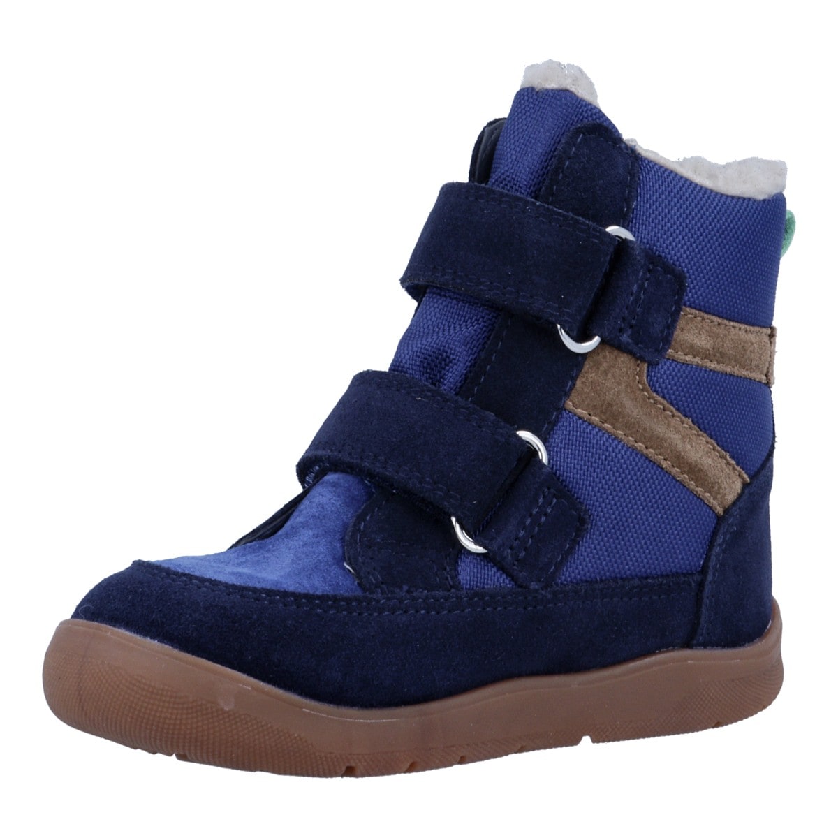Richter Barfußschuh »Samy Winter«  Winterboots mit Kontrastbesätzen, Größenschablone zum Download